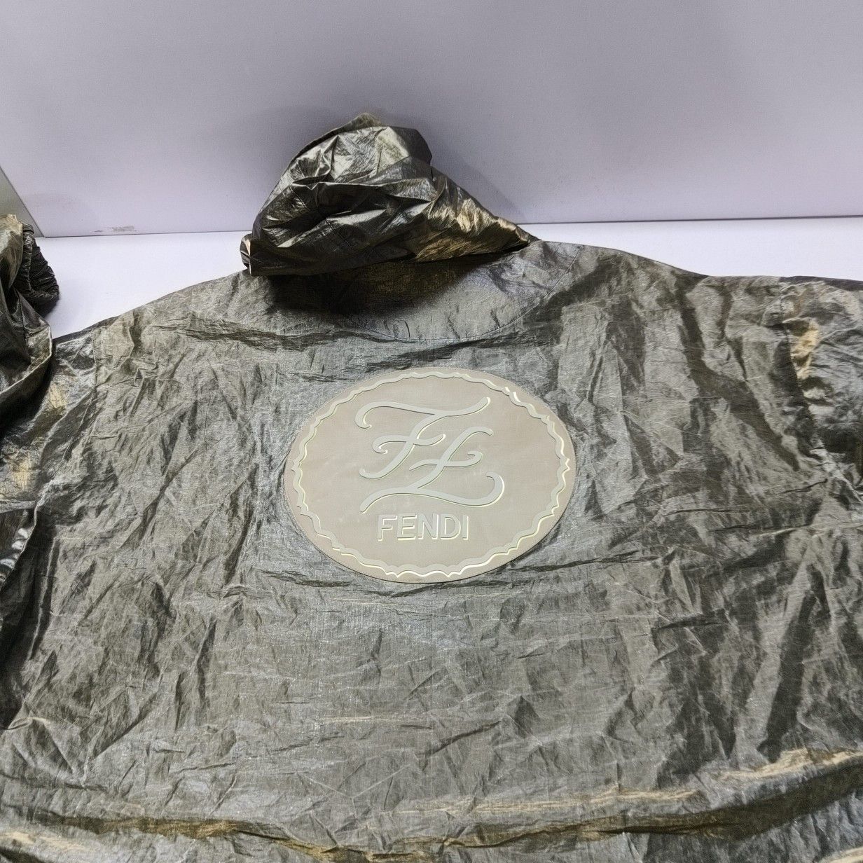 Fendi Fendi FF Logo Hooded Half-Zip Pullover Jacket Size M Size US M / EU 48-50 / 2 - 16 Thumbnail