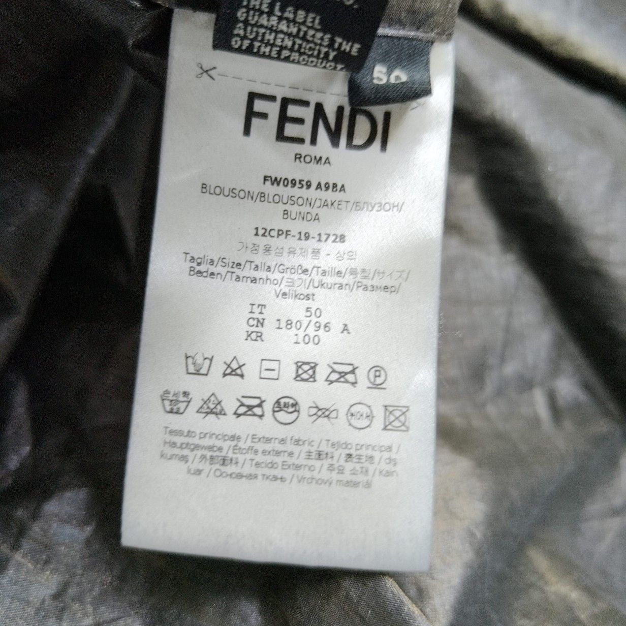 Fendi Fendi FF Logo Hooded Half-Zip Pullover Jacket Size M Size US M / EU 48-50 / 2 - 5 Thumbnail