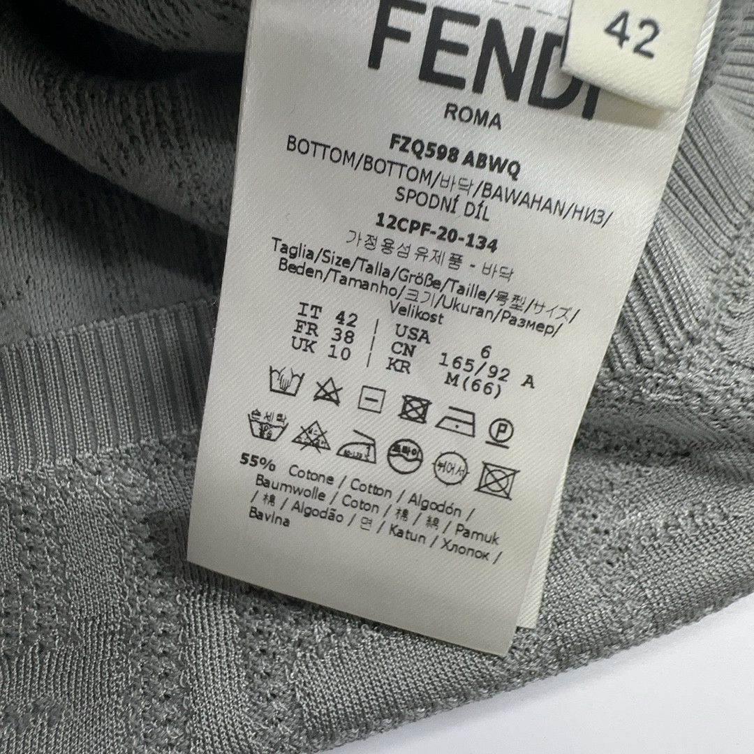 Fendi Fendi Zucca Monogram Midi Skirt Size IT 42 Size 28" / US 6 / IT 42 - 4 Thumbnail