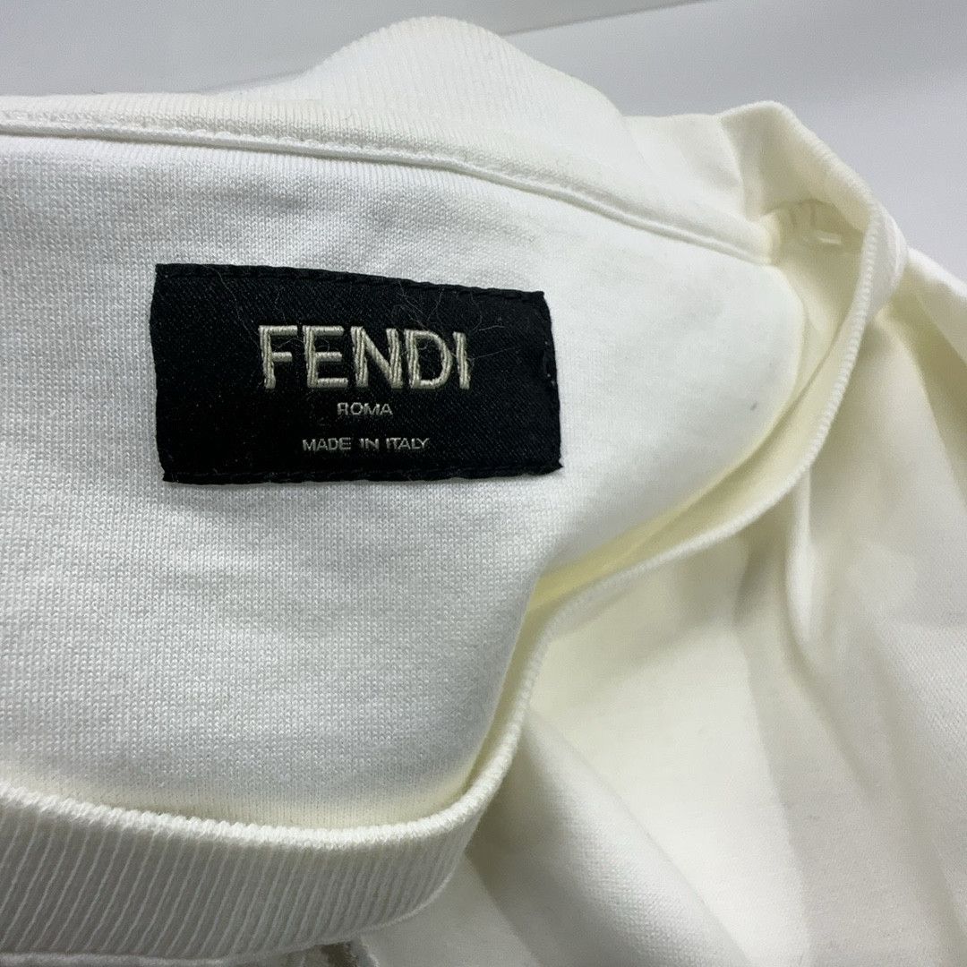 Fendi Fendi Crest Logo Short Sleeve T-Shirt Size XL Size US XL / EU 56 / 4 - 3 Thumbnail