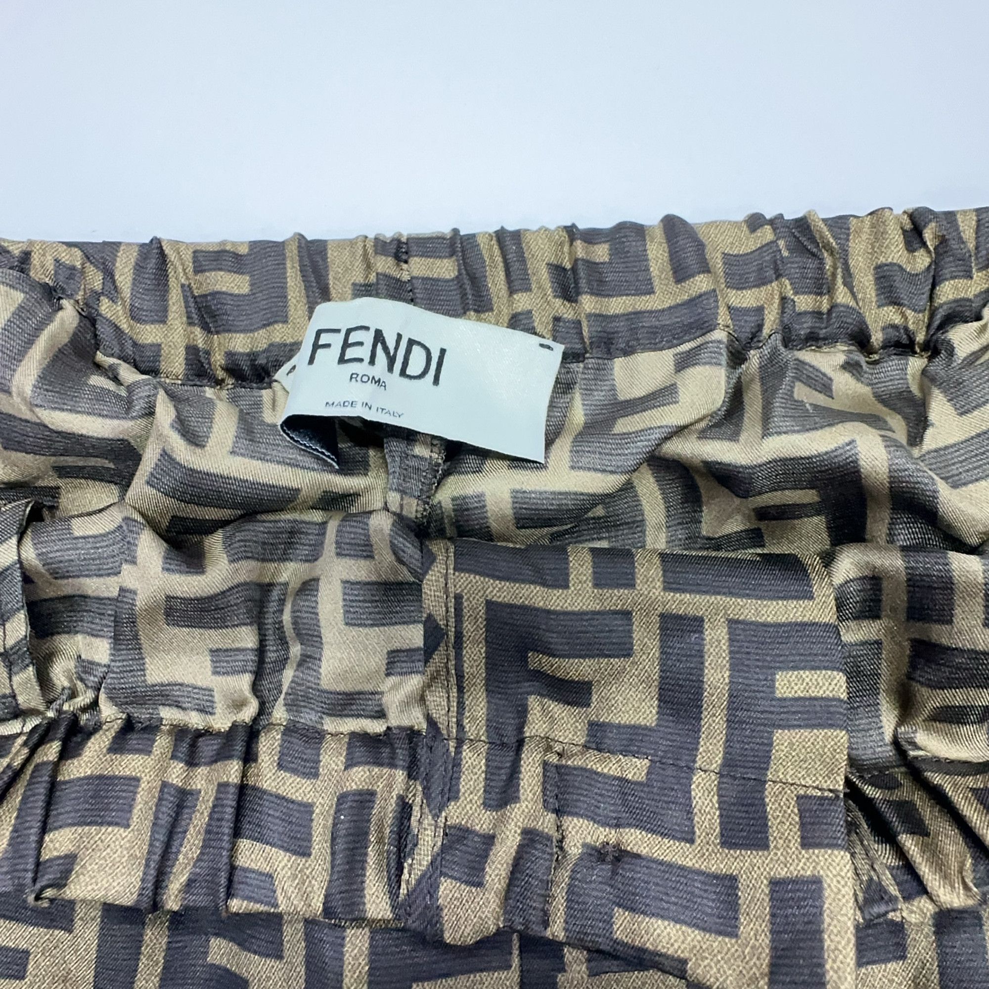Fendi Fendi FF Logo Silk Shorts Size 40 Size 27" / US 4 / IT 40 - 4 Thumbnail