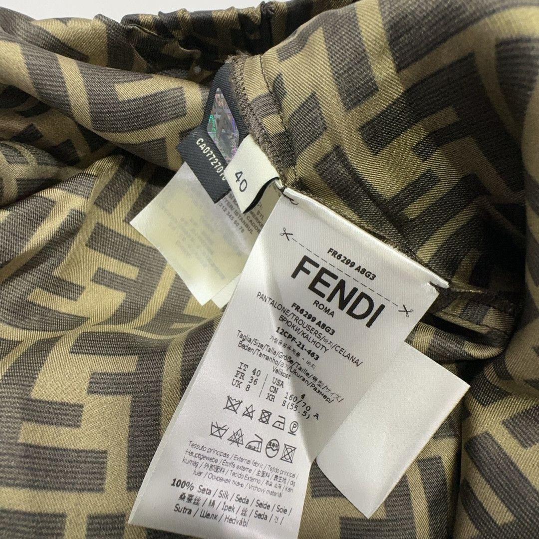 Fendi Fendi FF Logo Silk Shorts Size 40 Size 27" / US 4 / IT 40 - 3 Thumbnail