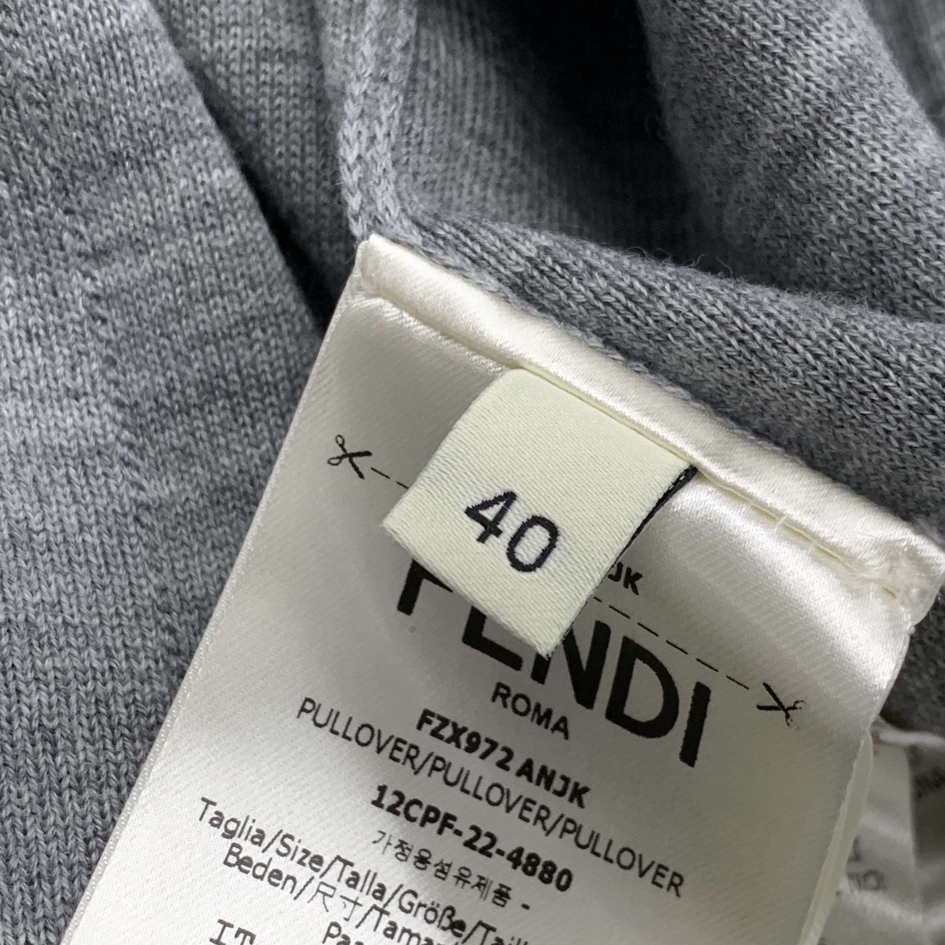 Fendi Fendi Wool Mock Neck Sweater Size IT 40 Size S / US 4 / IT 40 - 3 Thumbnail