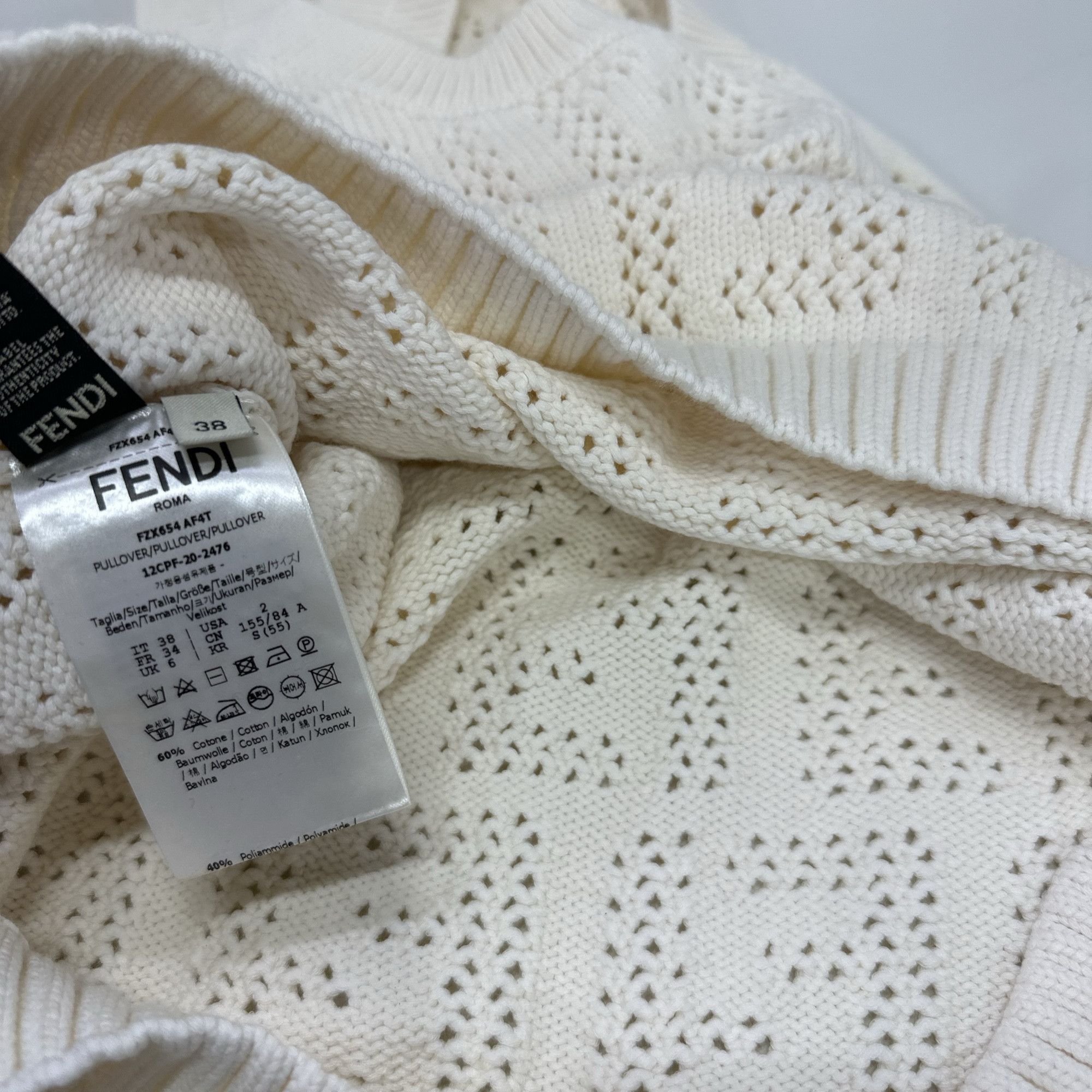 Fendi Fendi FF Logo Knit Tank Top Size IT 38 Size XS / US 0-2 / IT 36-38 - 5 Thumbnail