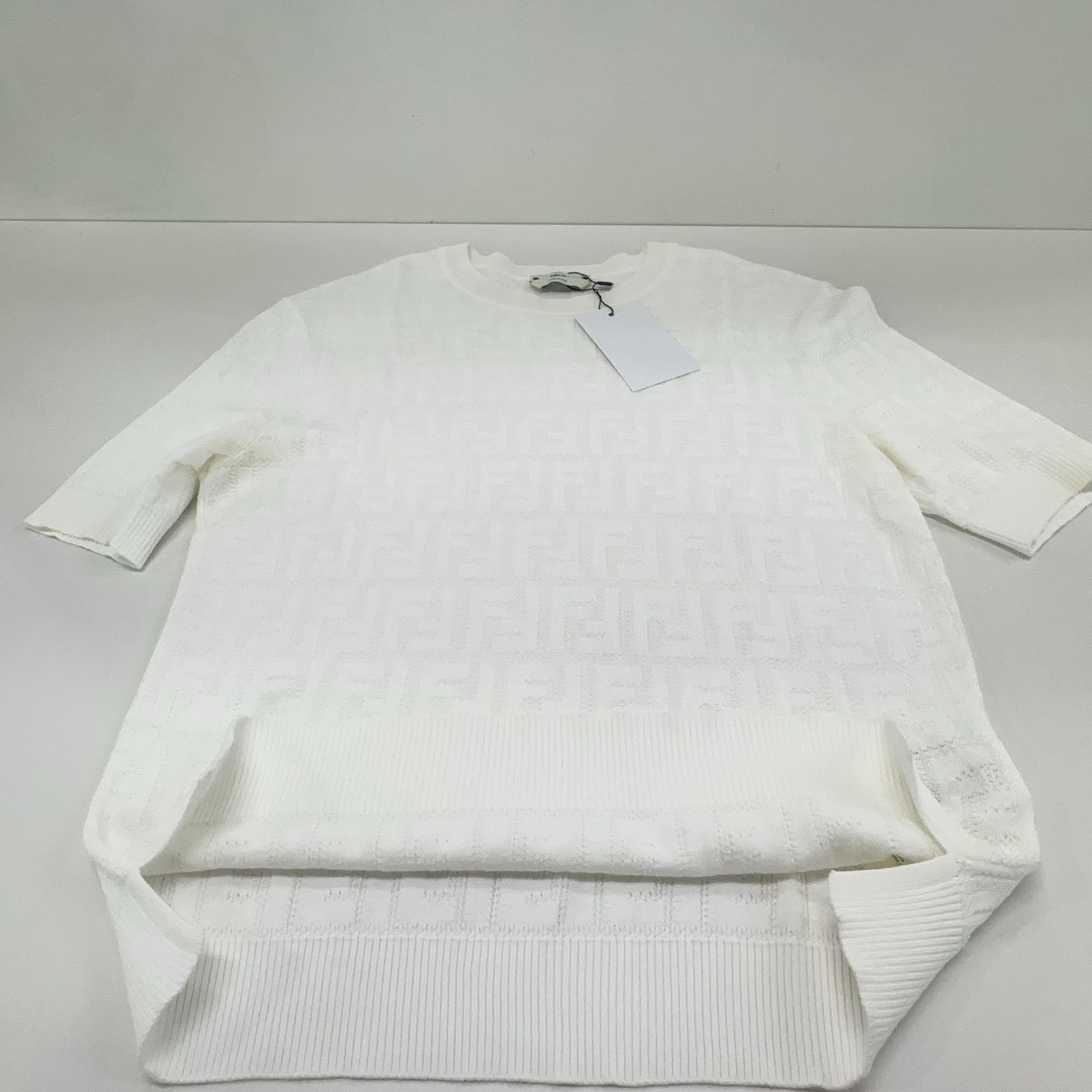 Fendi Fendi FF Logo Knit Top IT 40 Size S / US 4 / IT 40 - 6 Thumbnail
