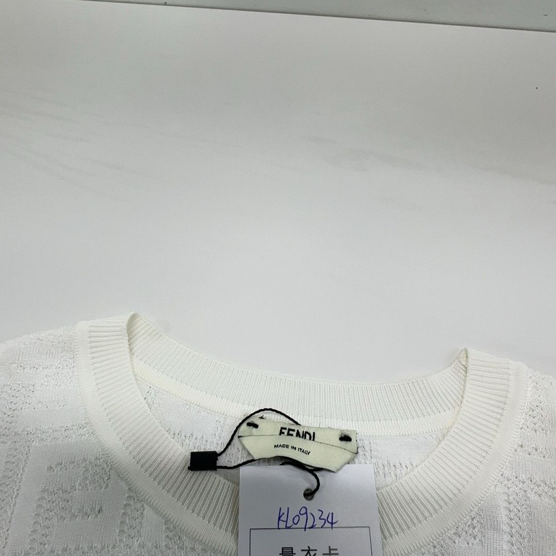 Fendi Fendi FF Logo Knit Top IT 40 Size S / US 4 / IT 40 - 4 Thumbnail