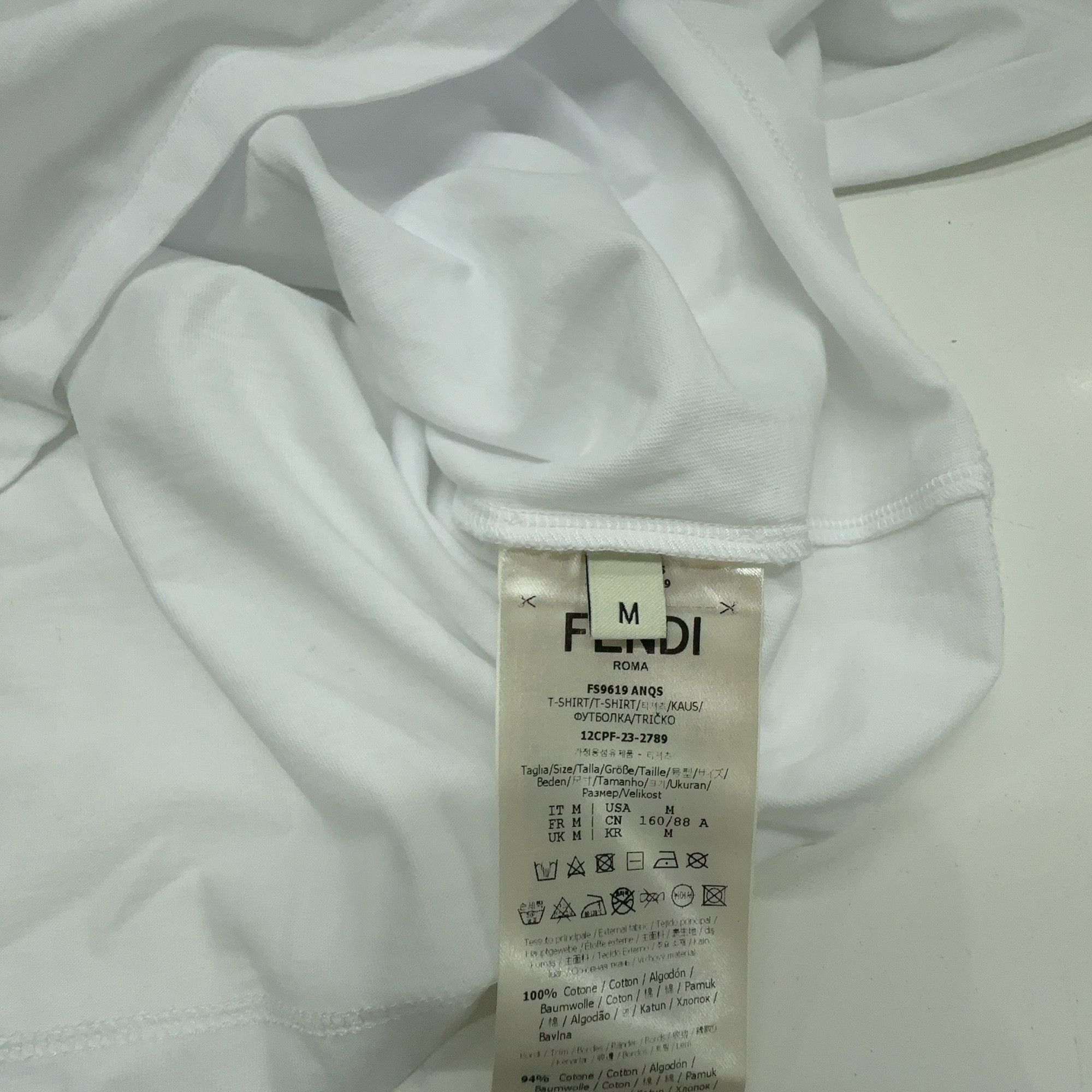Fendi Fendi Roma Logo Pocket T-Shirt Size M Size M / US 6-8 / IT 42-44 - 3 Thumbnail