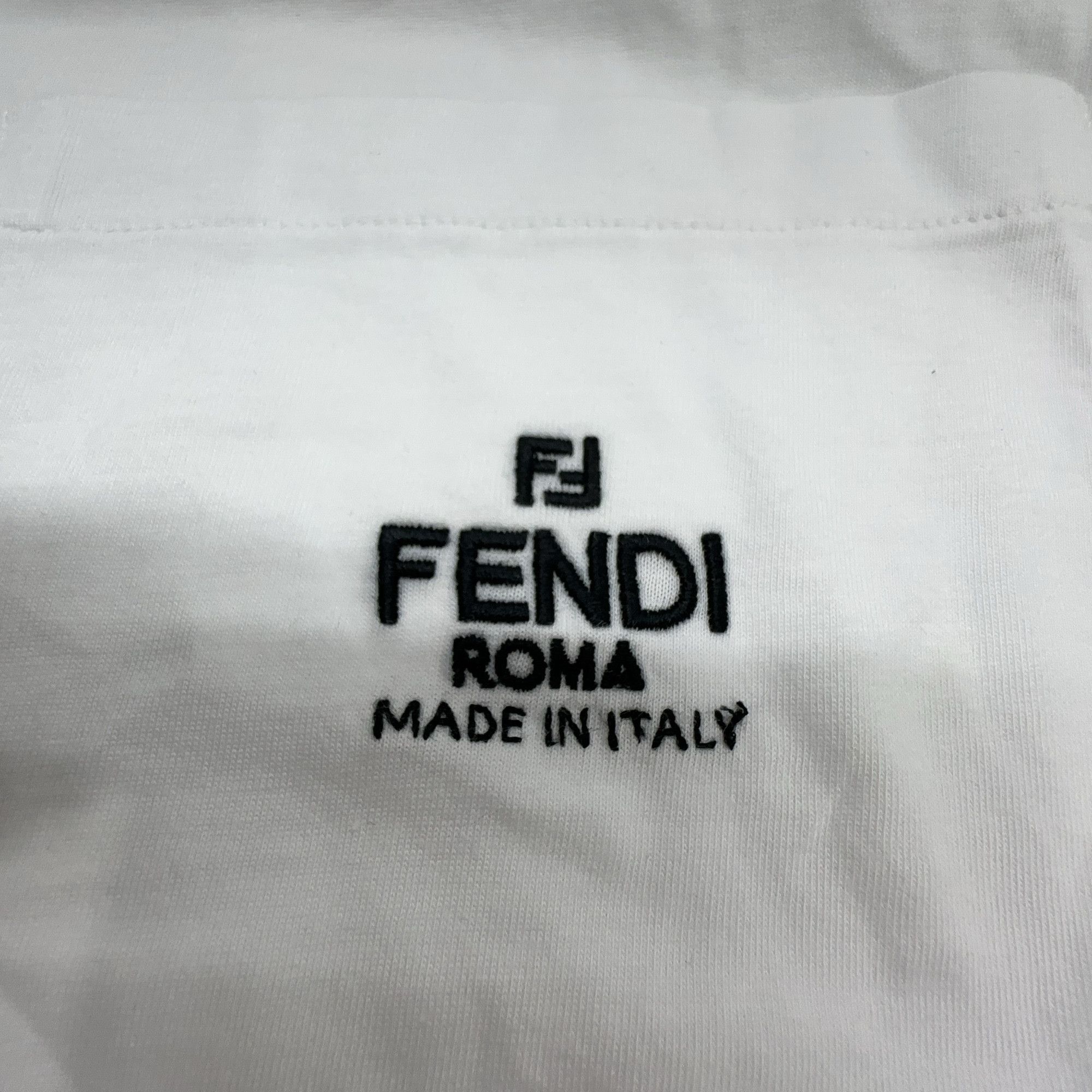 Fendi Fendi Roma Logo Pocket T-Shirt Size M Size M / US 6-8 / IT 42-44 - 6 Thumbnail