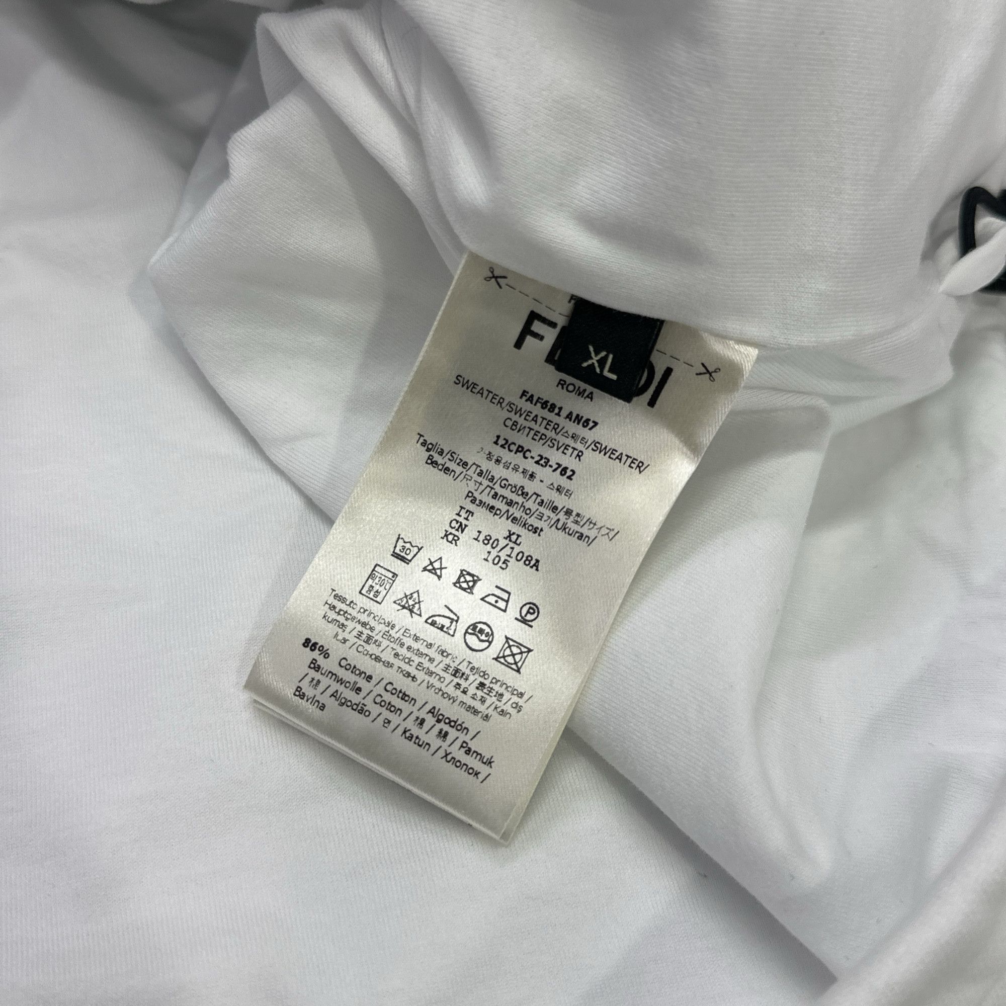 Fendi Fendi FF Logo Panel Hoodie Size XL Size US XL / EU 56 / 4 - 5 Thumbnail