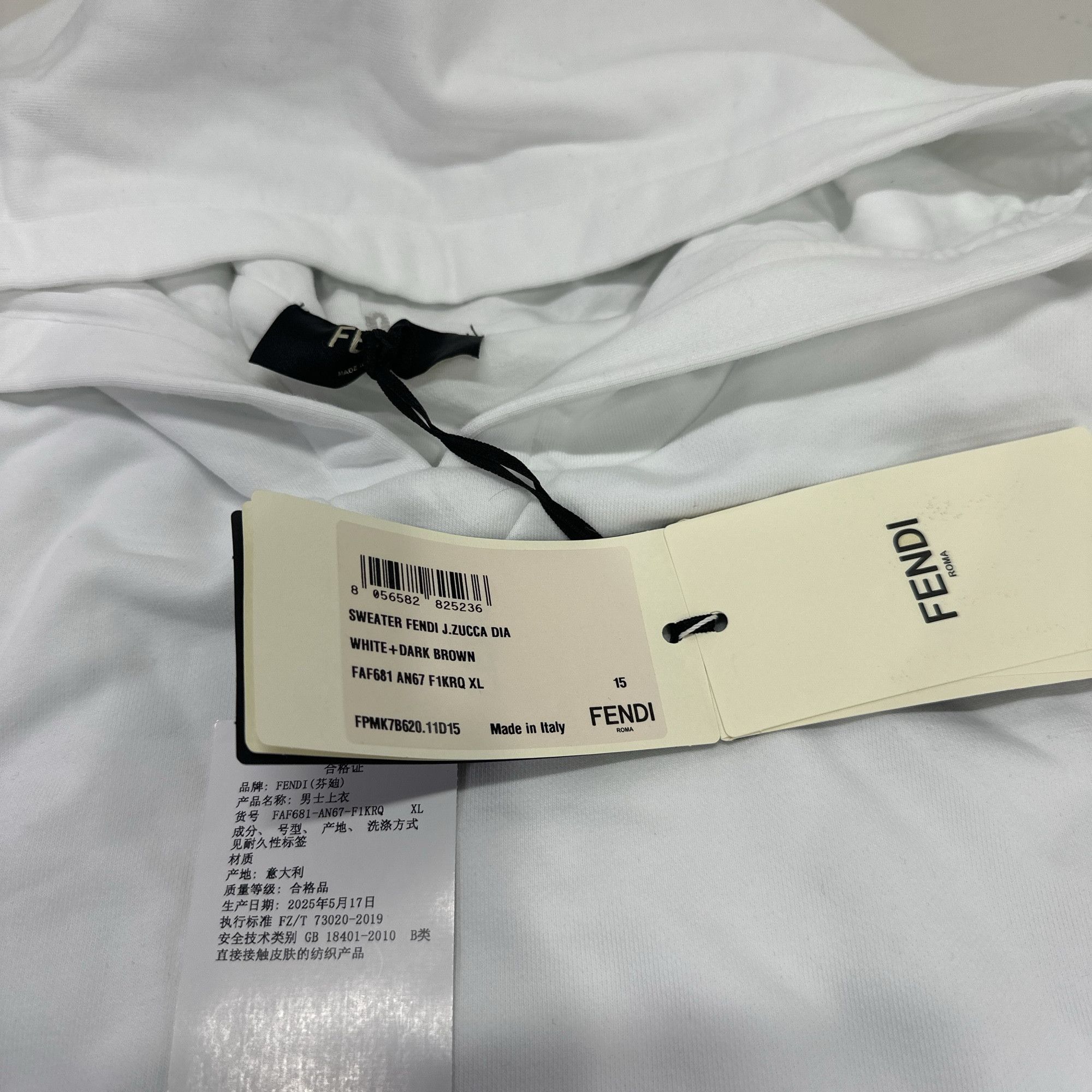 Fendi Fendi FF Logo Panel Hoodie Size XL Size US XL / EU 56 / 4 - 4 Thumbnail