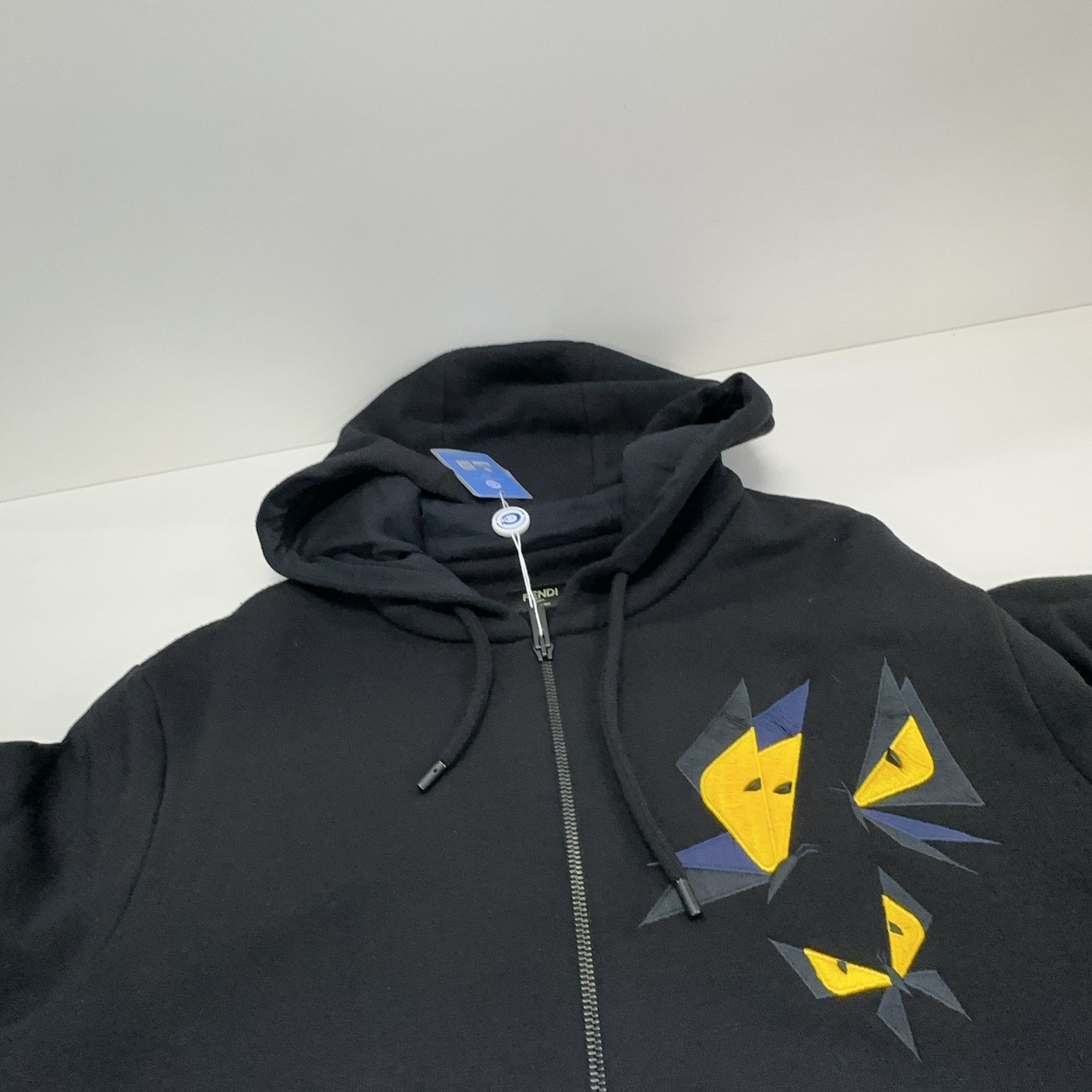 Fendi Fendi Monster Eye Zip-Up Hoodie Size 50 Size US M / EU 48-50 / 2 - 9 Thumbnail