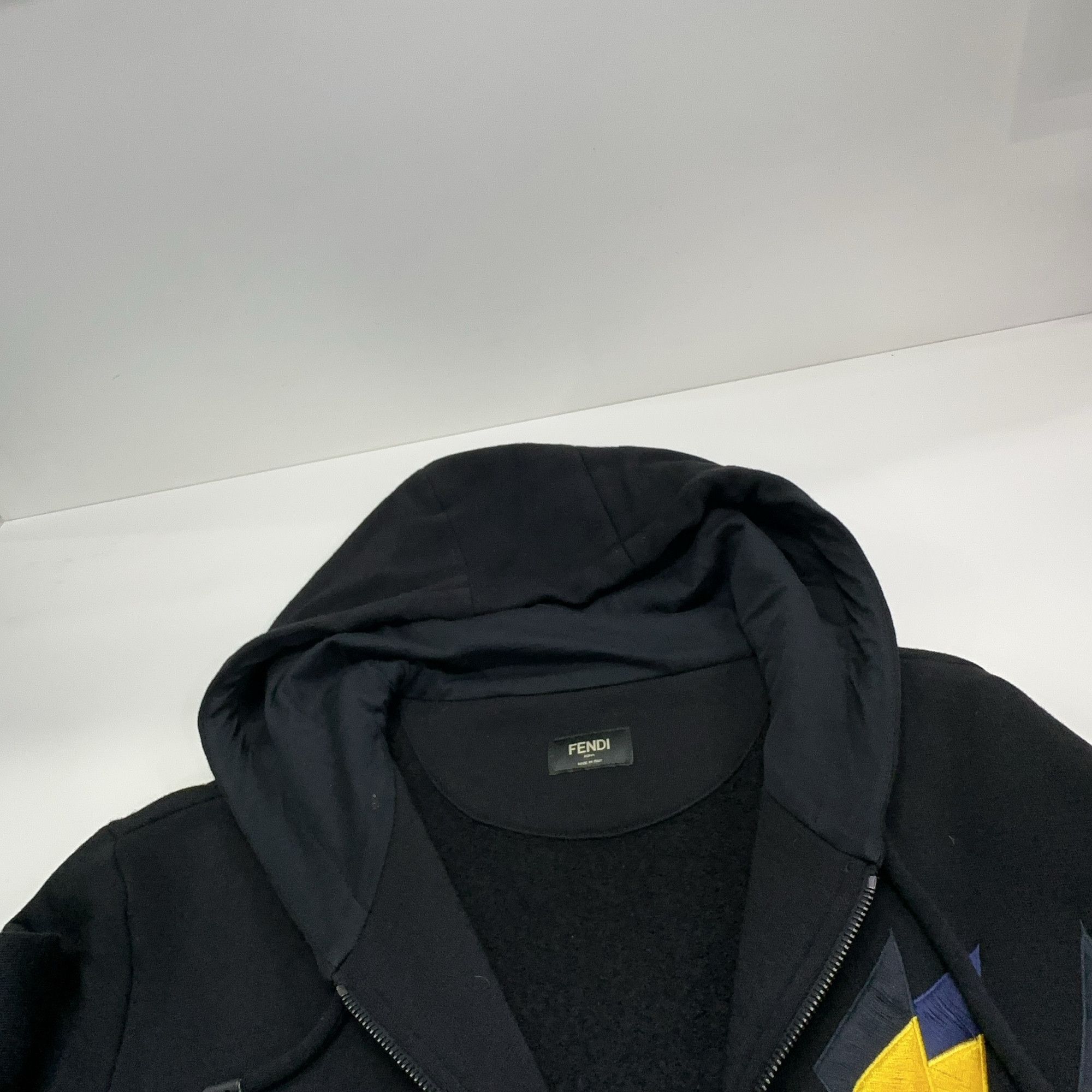 Fendi Fendi Monster Eye Zip-Up Hoodie Size 50 Size US M / EU 48-50 / 2 - 7 Thumbnail
