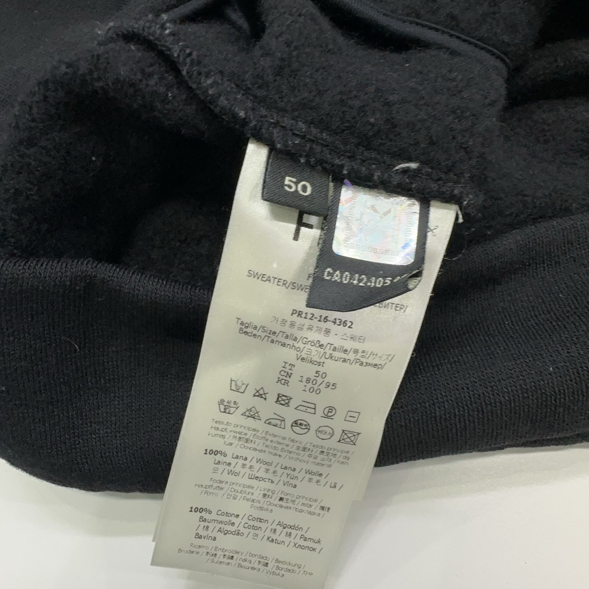 Fendi Fendi Monster Eye Zip-Up Hoodie Size 50 Size US M / EU 48-50 / 2 - 4 Thumbnail