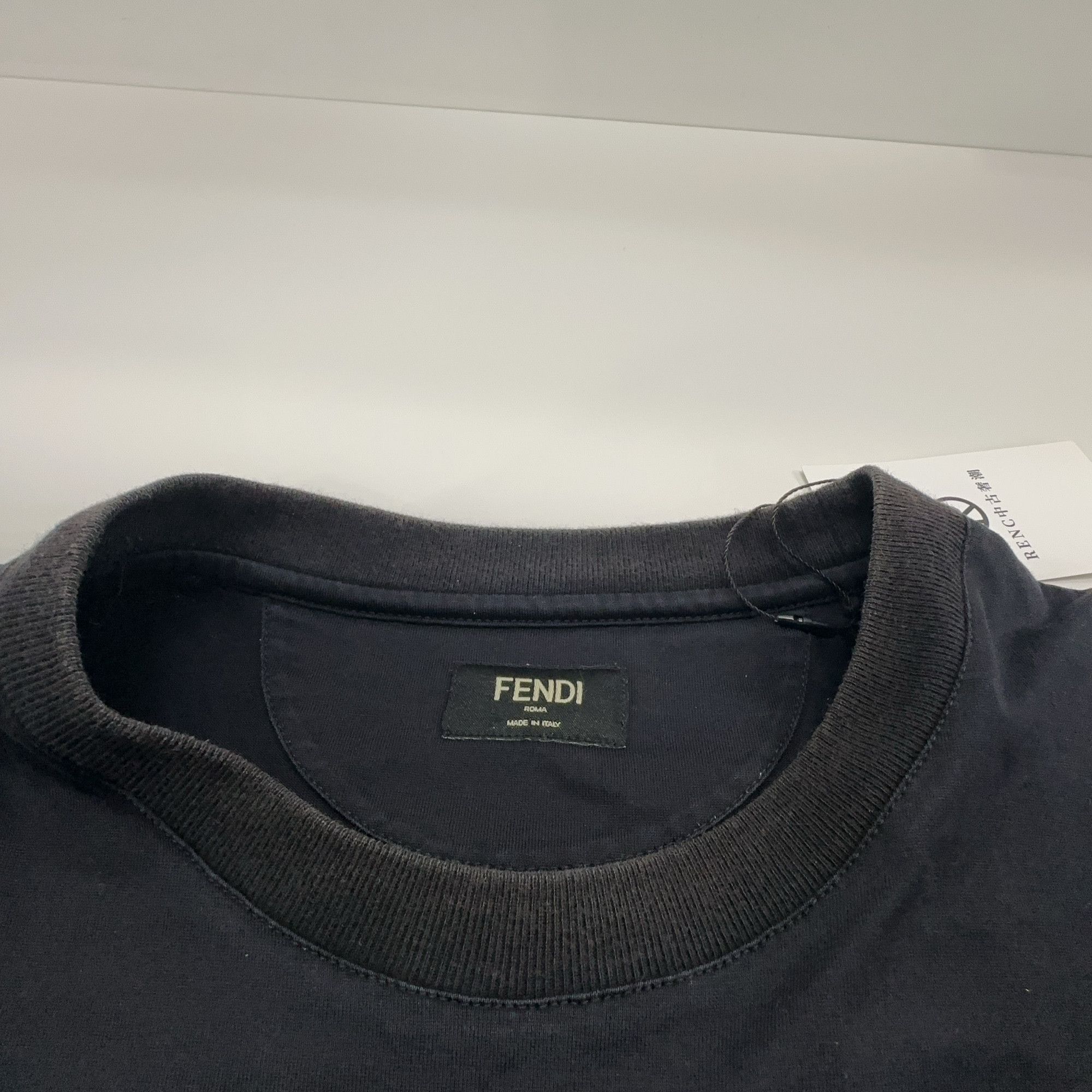 Fendi Fendi FF Monogram Pocket T-Shirt Size L Size US L / EU 52-54 / 3 - 5 Thumbnail