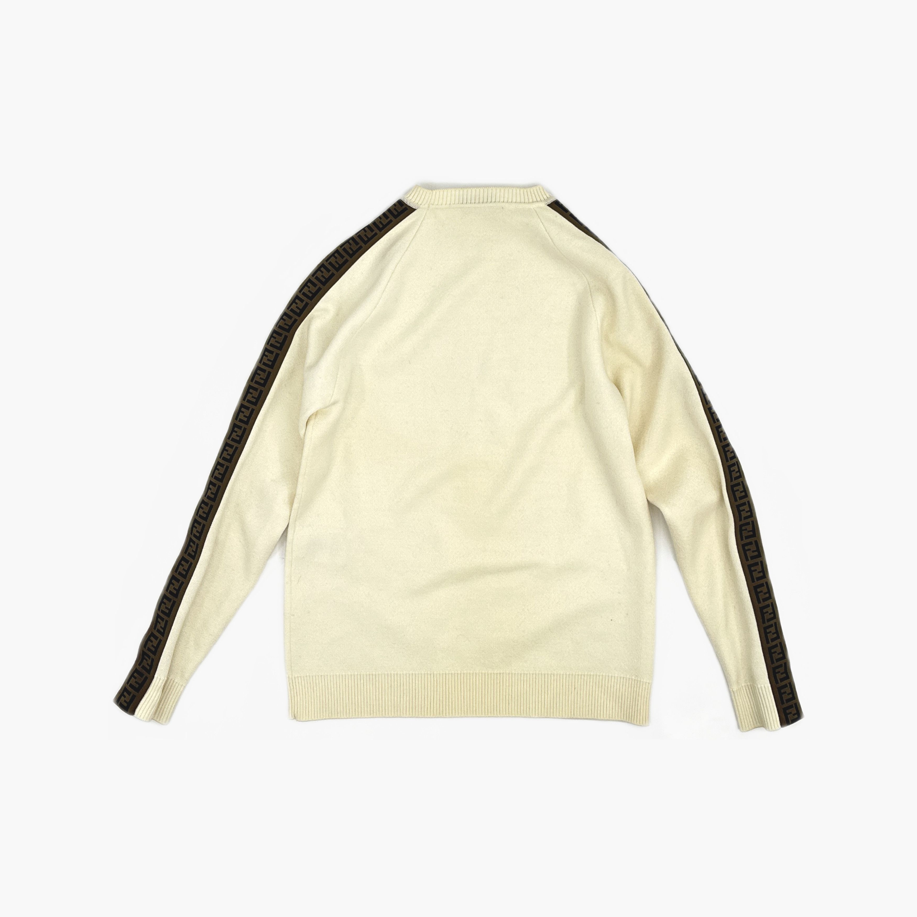 Fendi Fendi Logo Trim Knit Sweater White Size S Size US S / EU 44-46 / 1 - 2 Thumbnail