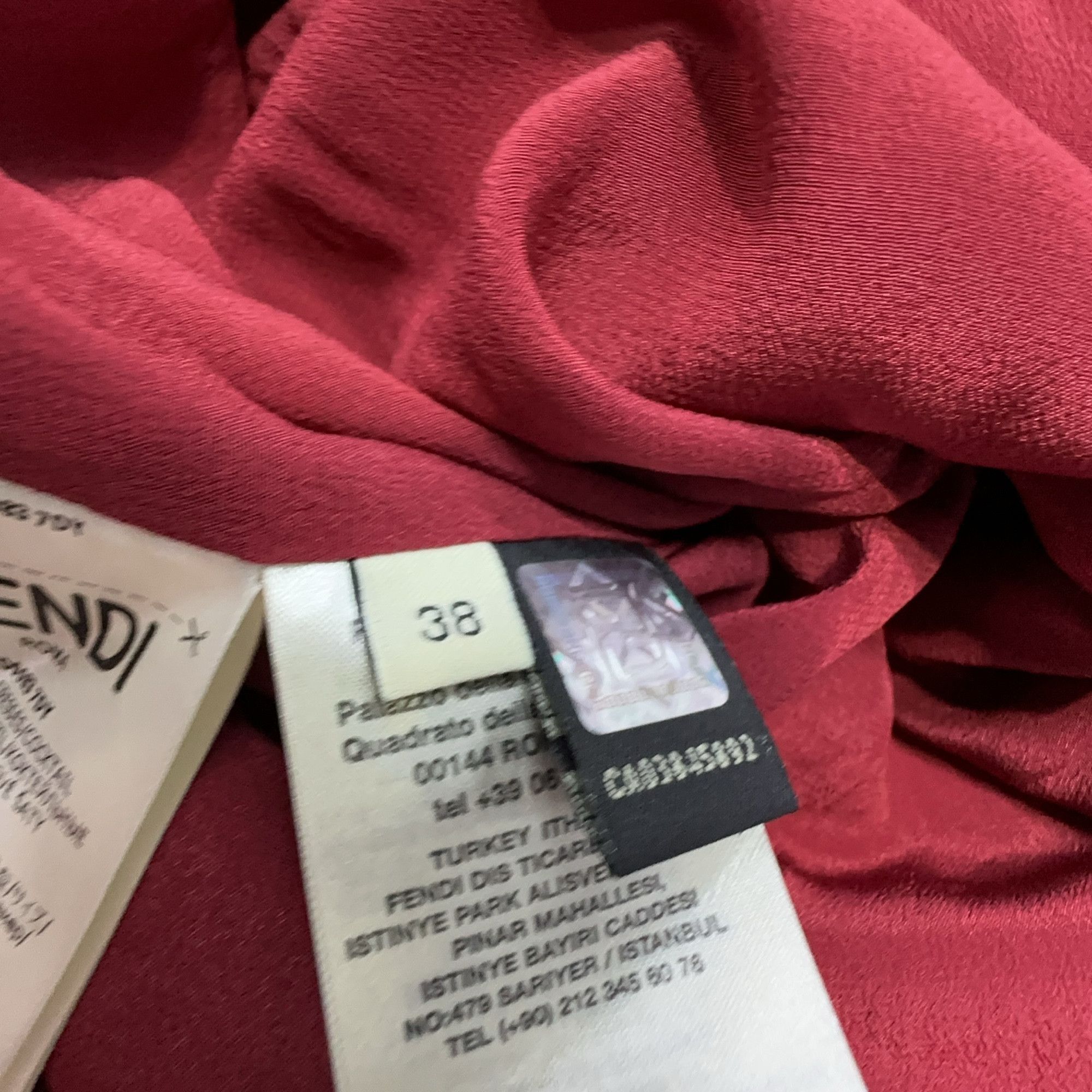 Fendi Fendi Silk Dress Size 38 Size XS / US 0-2 / IT 36-38 - 3 Thumbnail