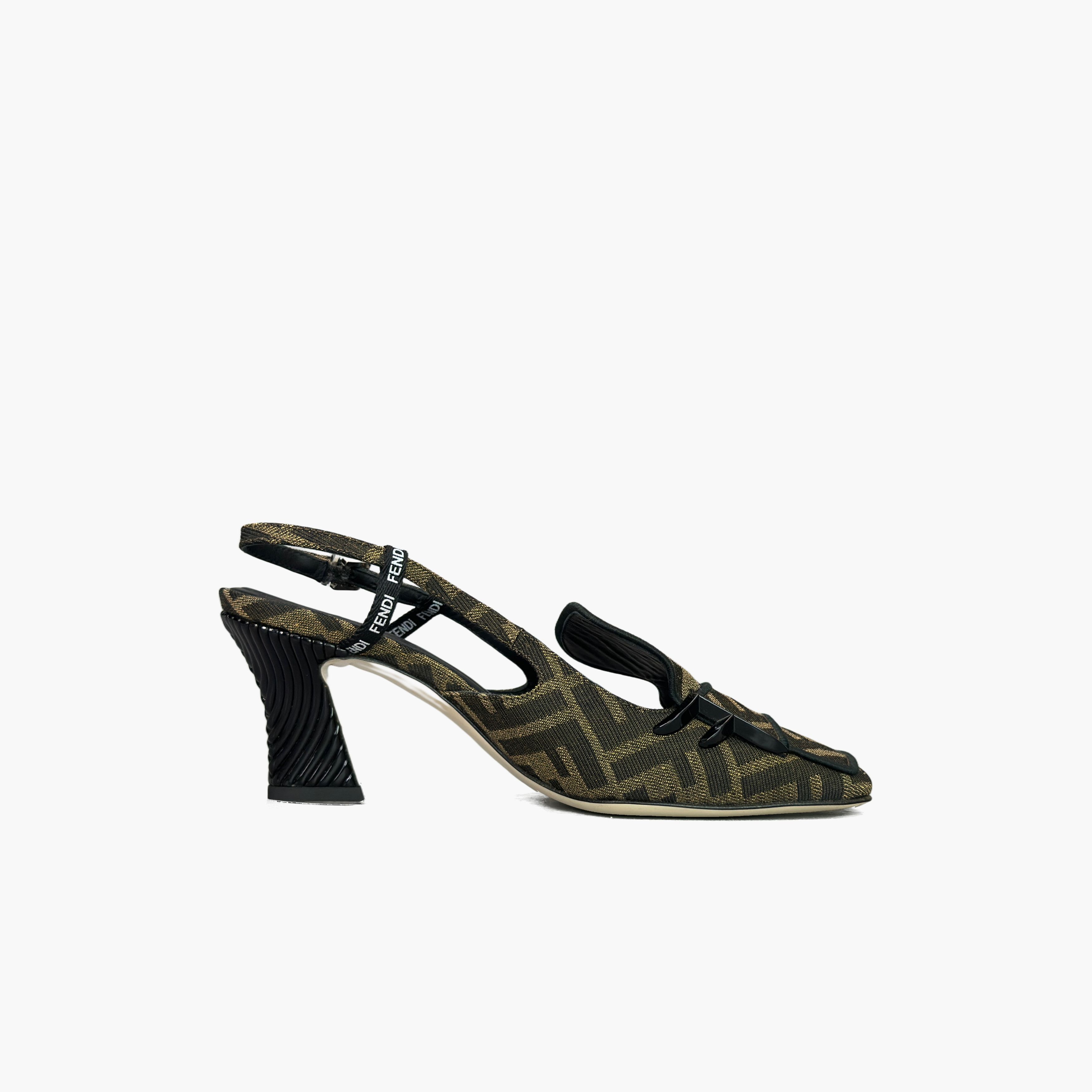 Fendi Fendi FF Monogram Slingback Heels Size 35 Size US 5 / IT 35 - 2 Thumbnail