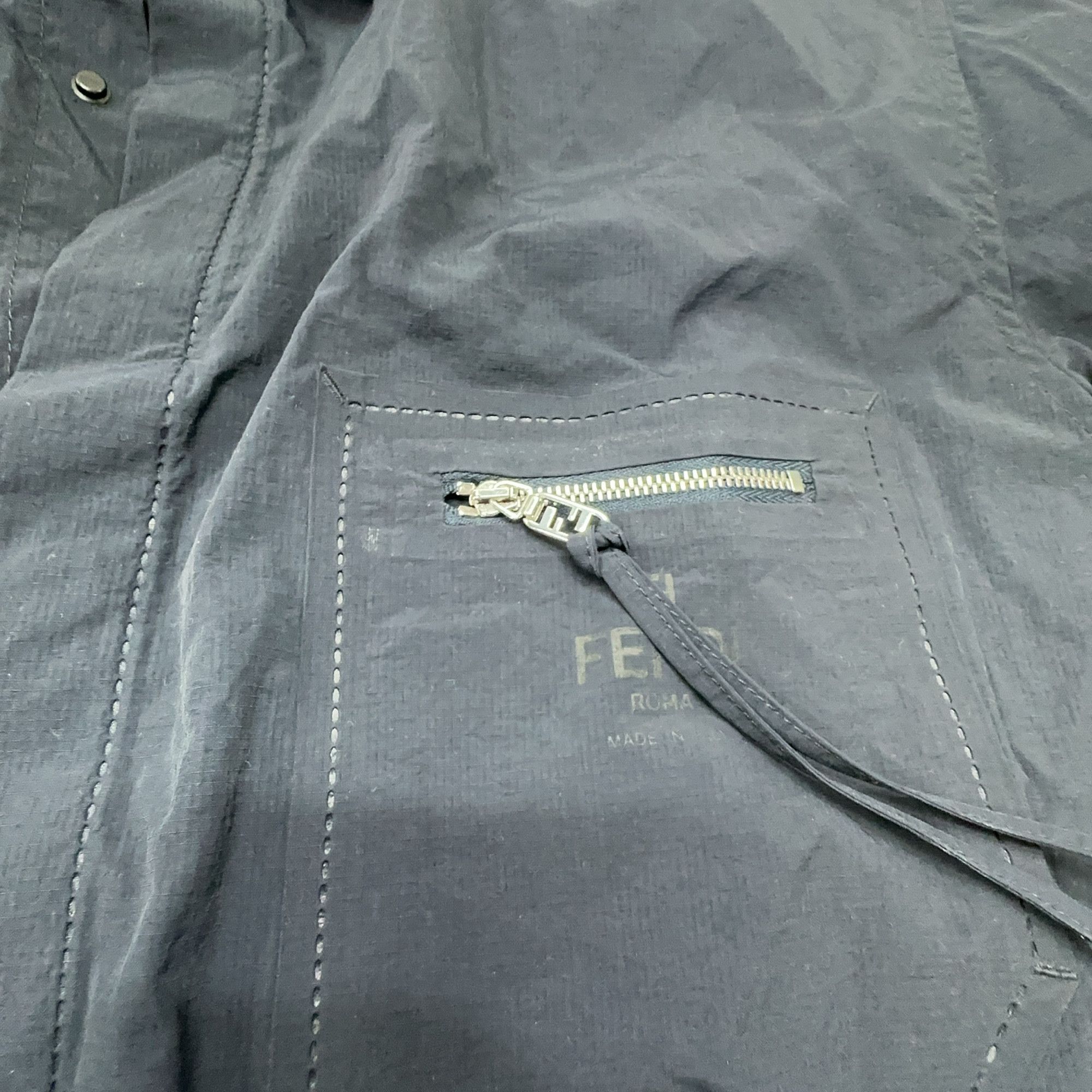 Fendi Fendi Micro Ripstop Blouson Jacket Size M Size US M / EU 48-50 / 2 - 6 Thumbnail