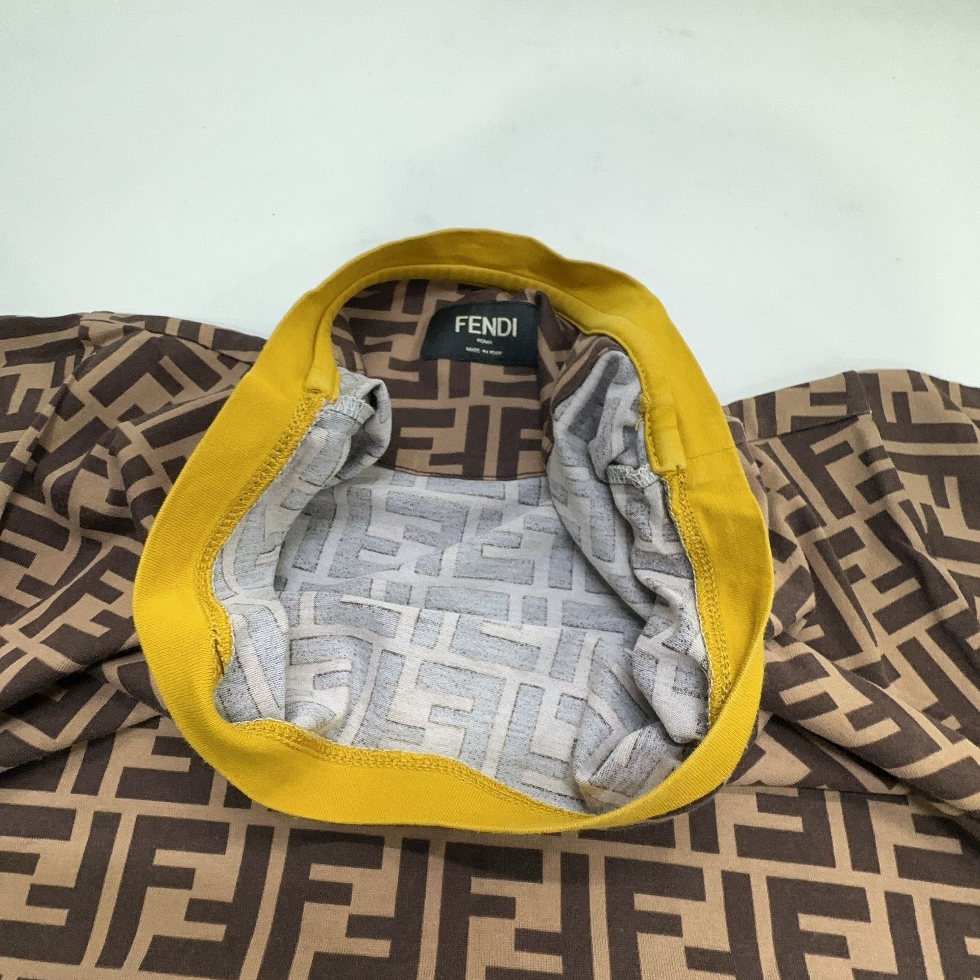 Fendi Fendi Zucca Print Logo T-Shirt Size L Size US L / EU 52-54 / 3 - 6 Thumbnail
