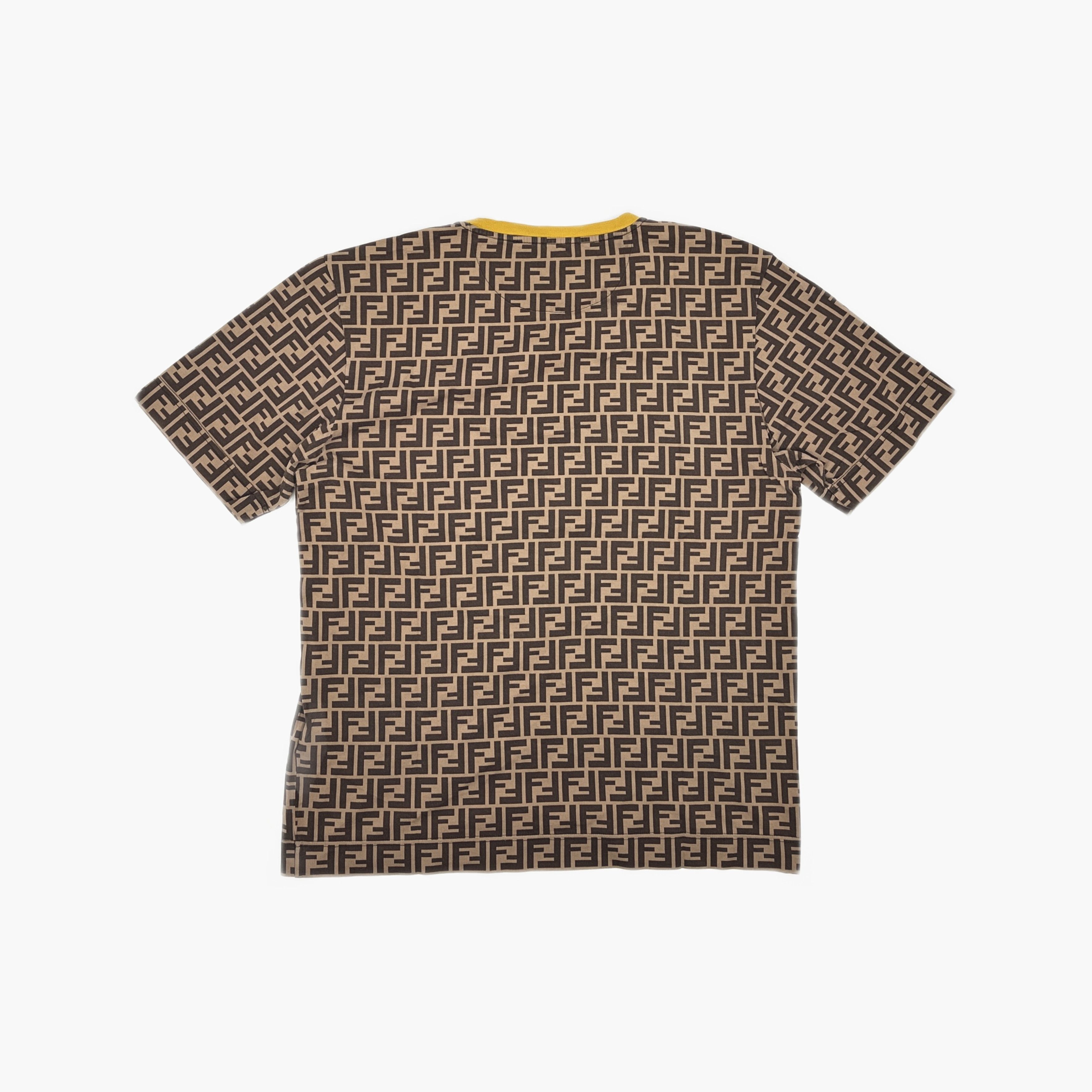 Fendi Fendi Zucca Print Logo T-Shirt Size L Size US L / EU 52-54 / 3 - 2 Thumbnail