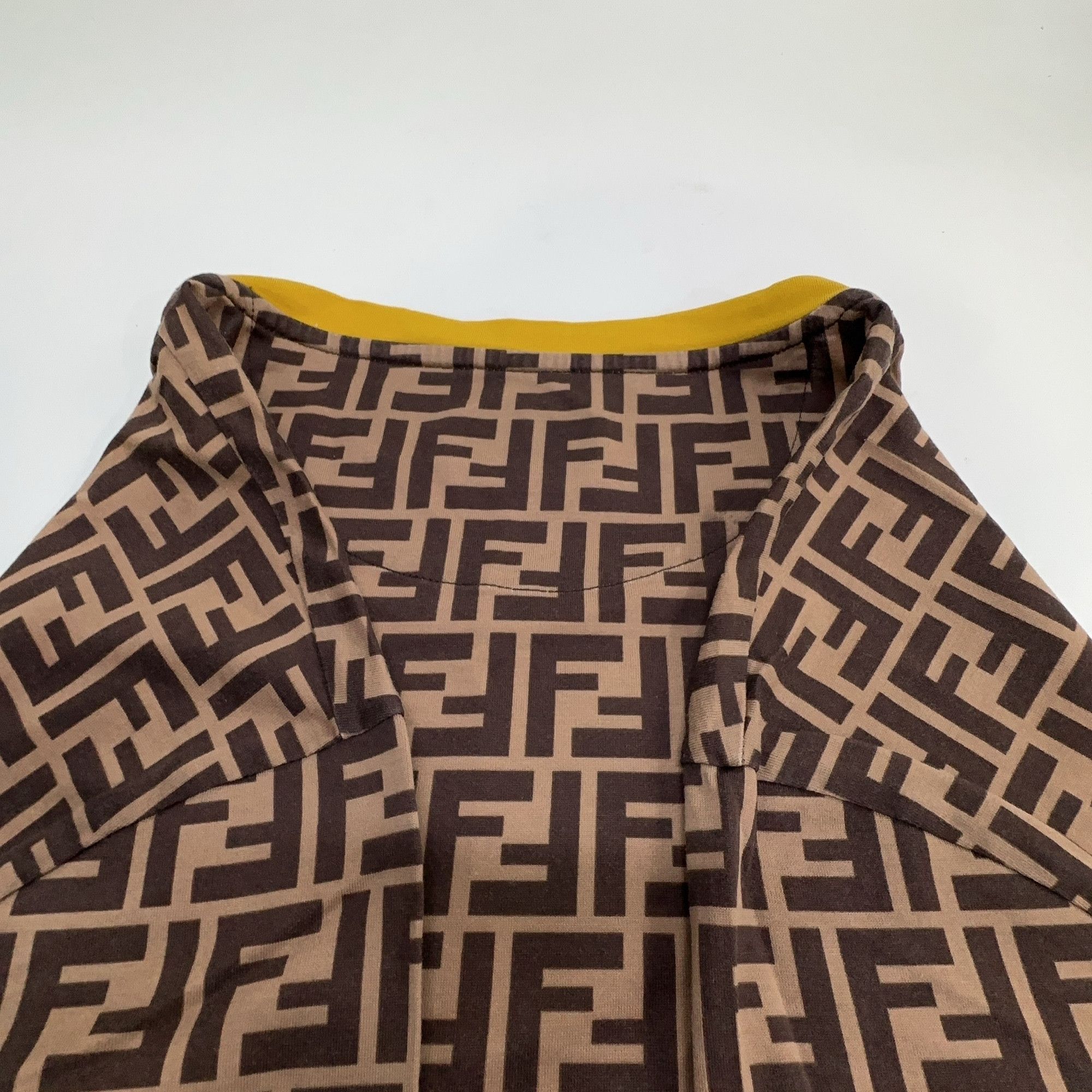 Fendi Fendi Zucca Print Logo T-Shirt Size L Size US L / EU 52-54 / 3 - 10 Thumbnail