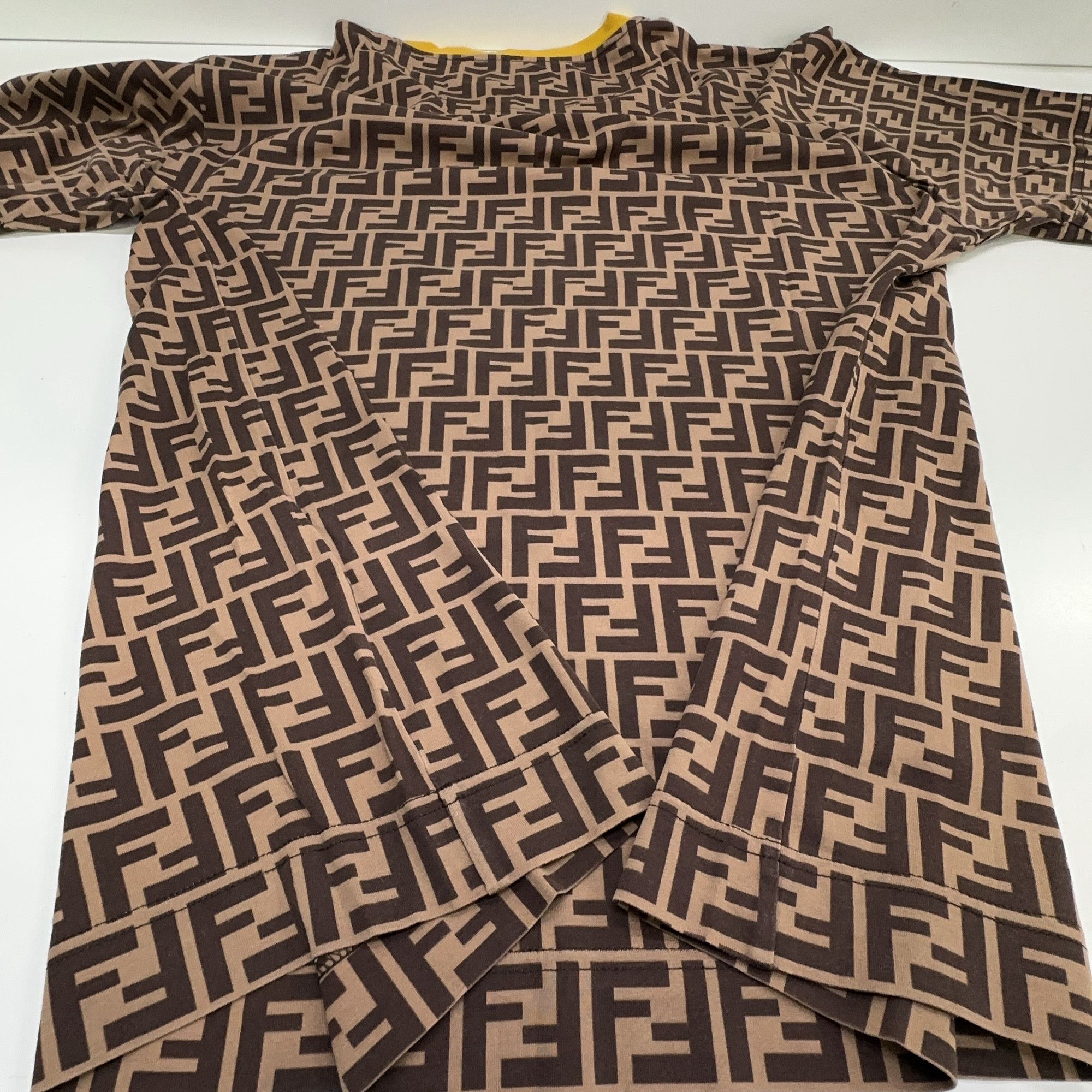 Fendi Fendi Zucca Print Logo T-Shirt Size L Size US L / EU 52-54 / 3 - 11 Thumbnail