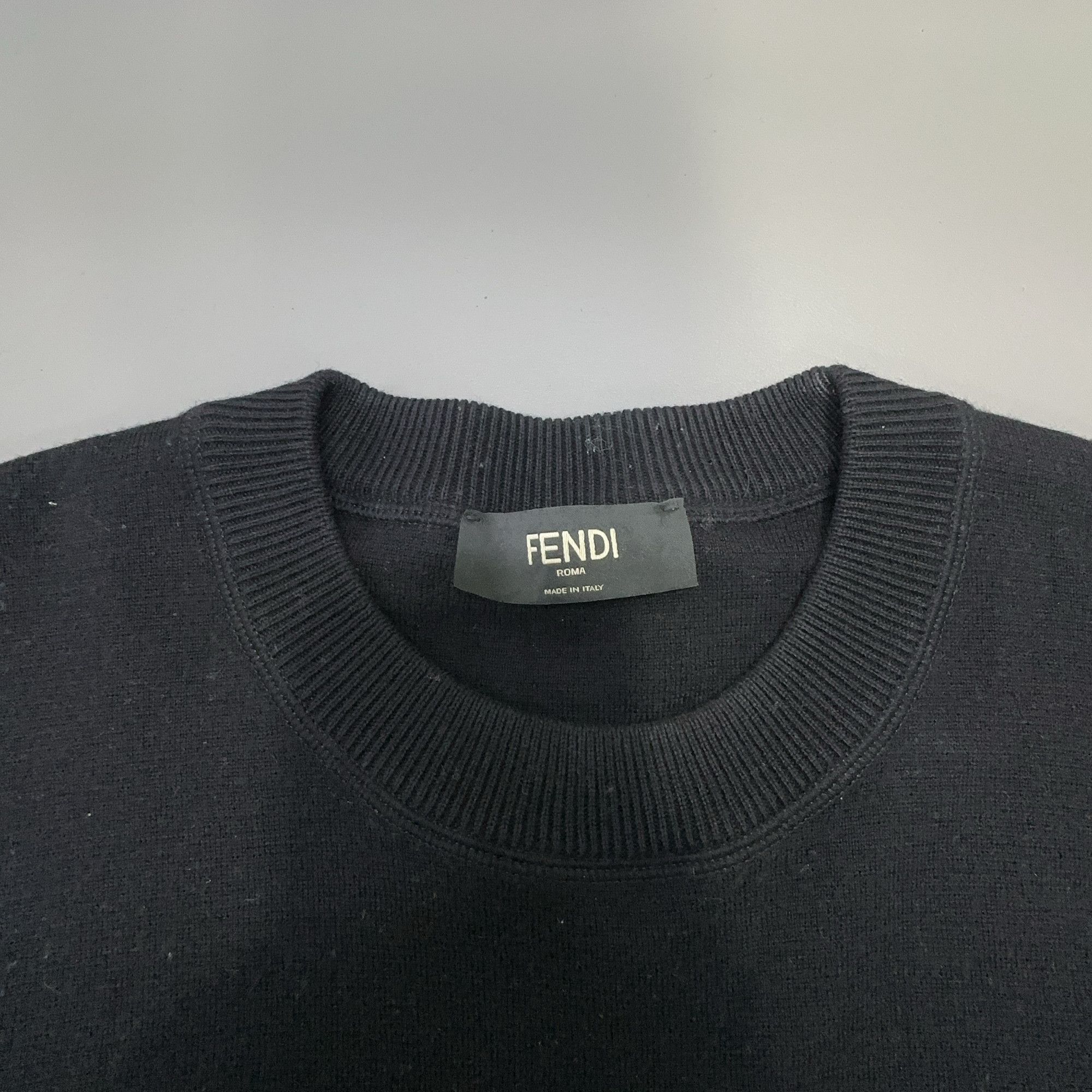 Fendi Fendi Think Monster Eyes Crewneck Sweater Size L Size US L / EU 52-54 / 3 - 6 Thumbnail