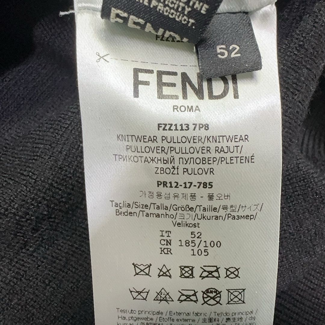 Fendi Fendi Think Monster Eyes Crewneck Sweater Size L Size US L / EU 52-54 / 3 - 5 Thumbnail