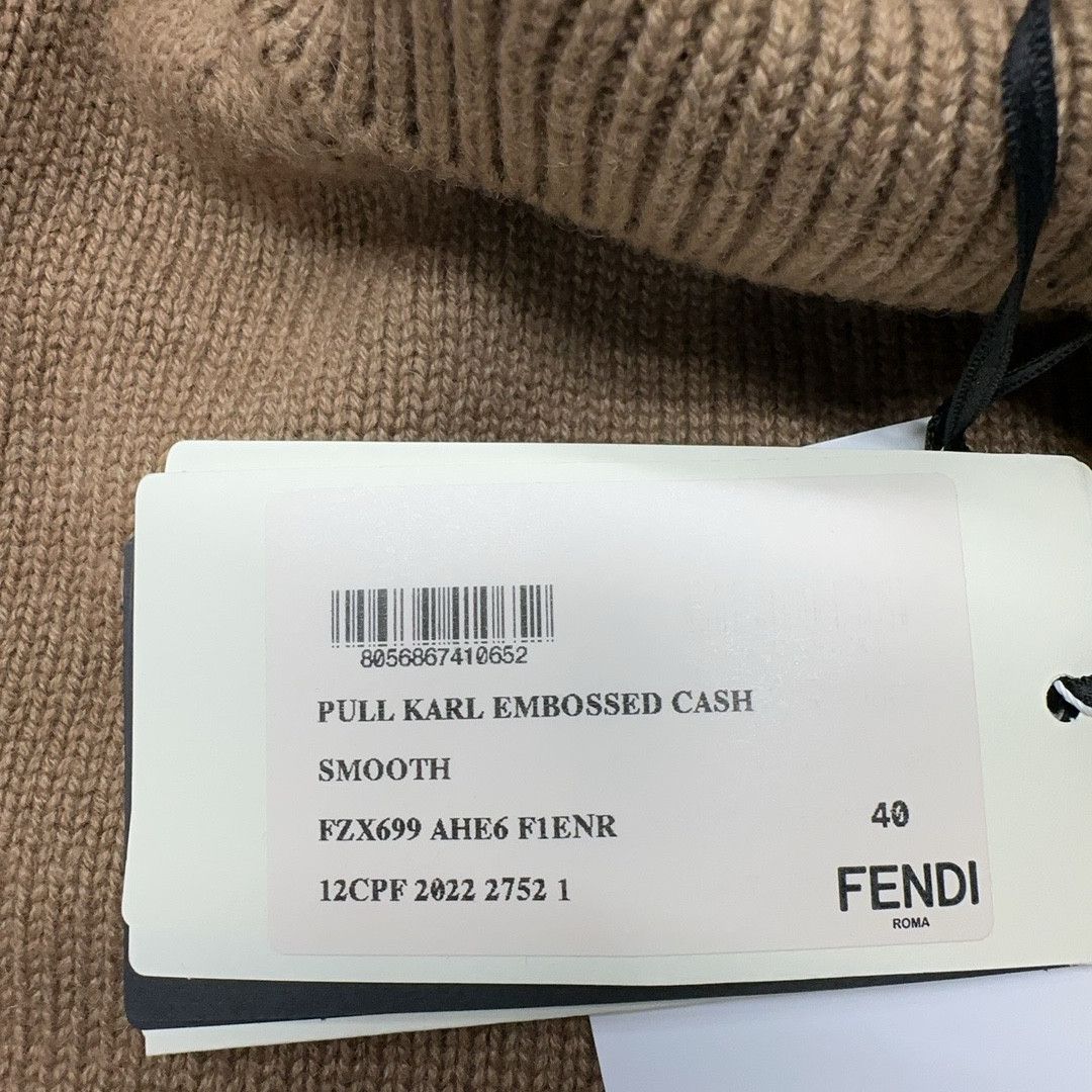 Fendi Fendi Logo Cashmere Turtleneck Sweater Size IT 40 Size S / US 4 / IT 40 - 4 Thumbnail