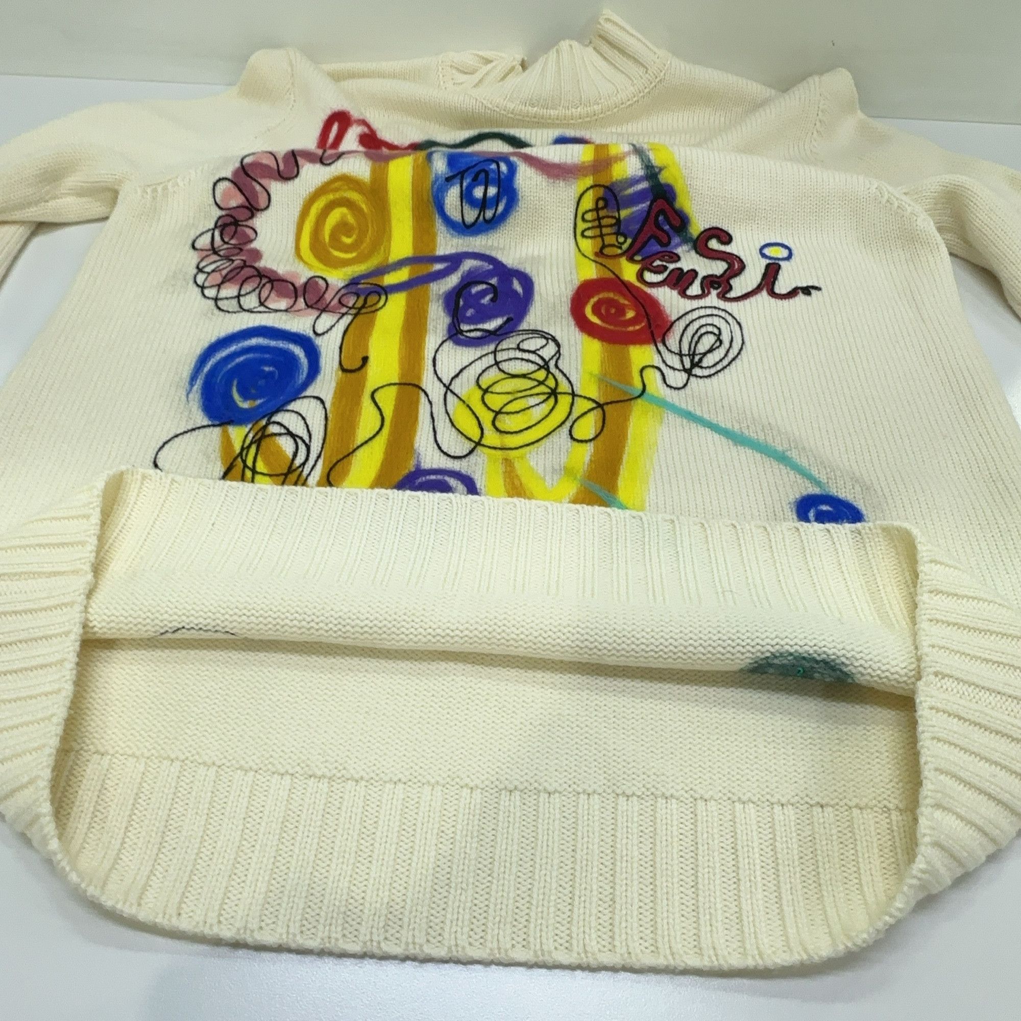 Fendi Fendi Abstract Design Sweater Size M Size US M / EU 48-50 / 2 - 7 Thumbnail