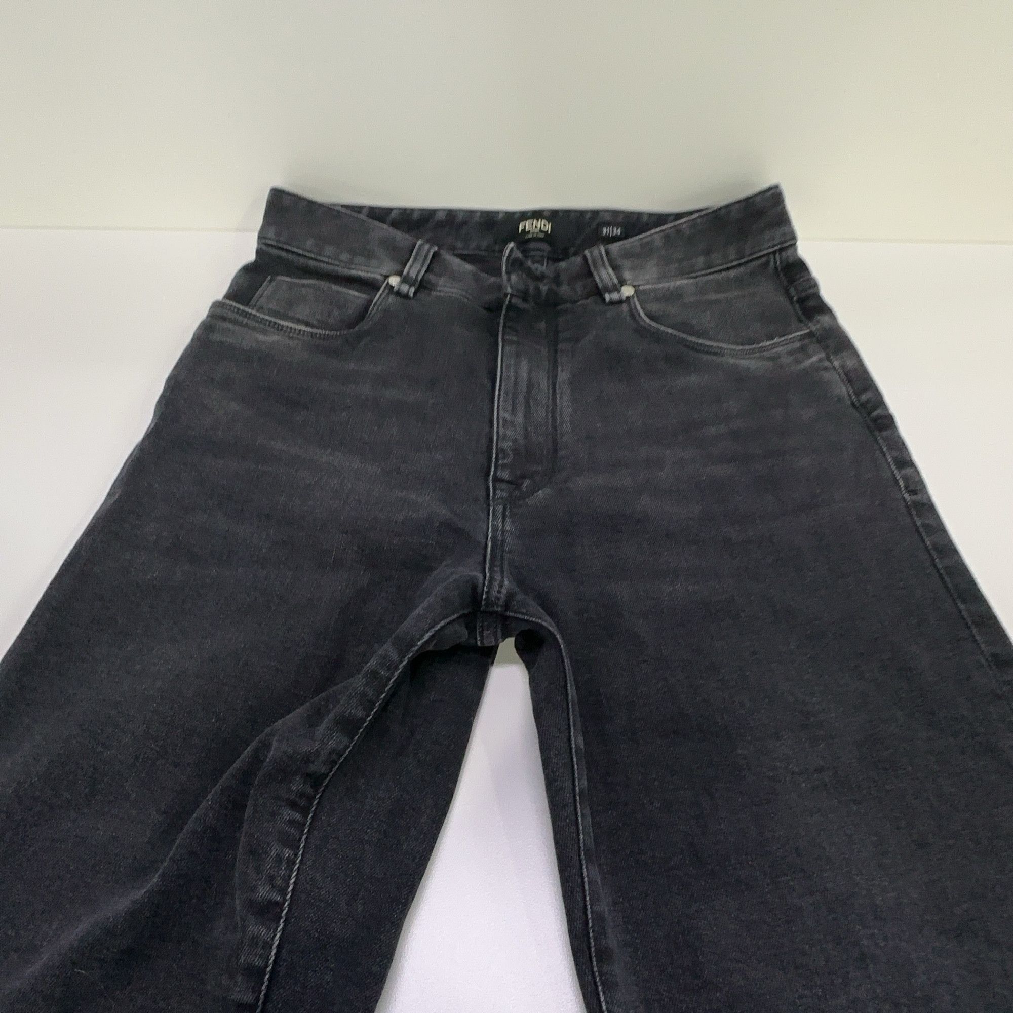 Fendi Fendi Black Denim Jeans Size 31 Size US 31 - 6 Thumbnail