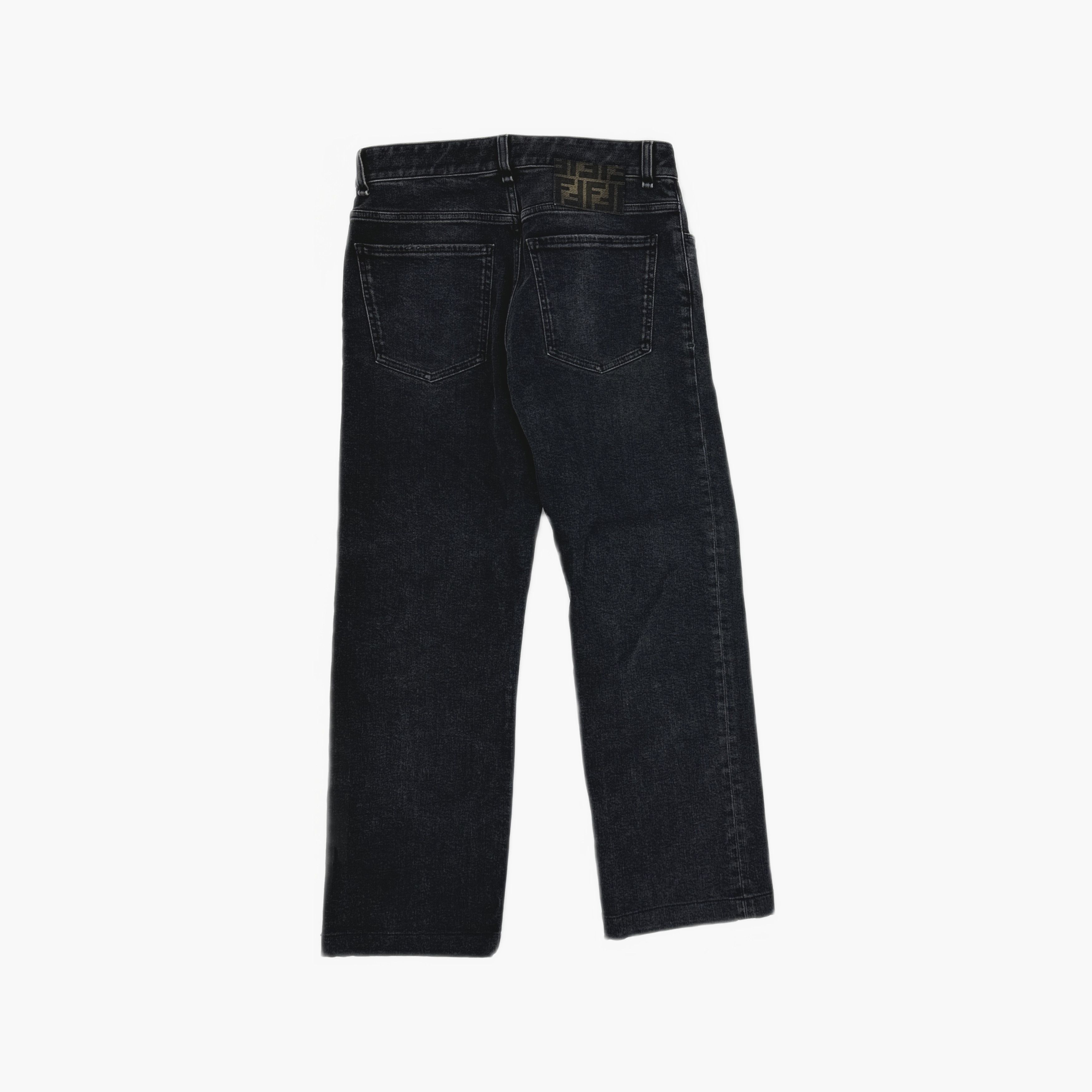 Fendi Fendi Black Denim Jeans Size 31 Size US 31 - 2 Thumbnail