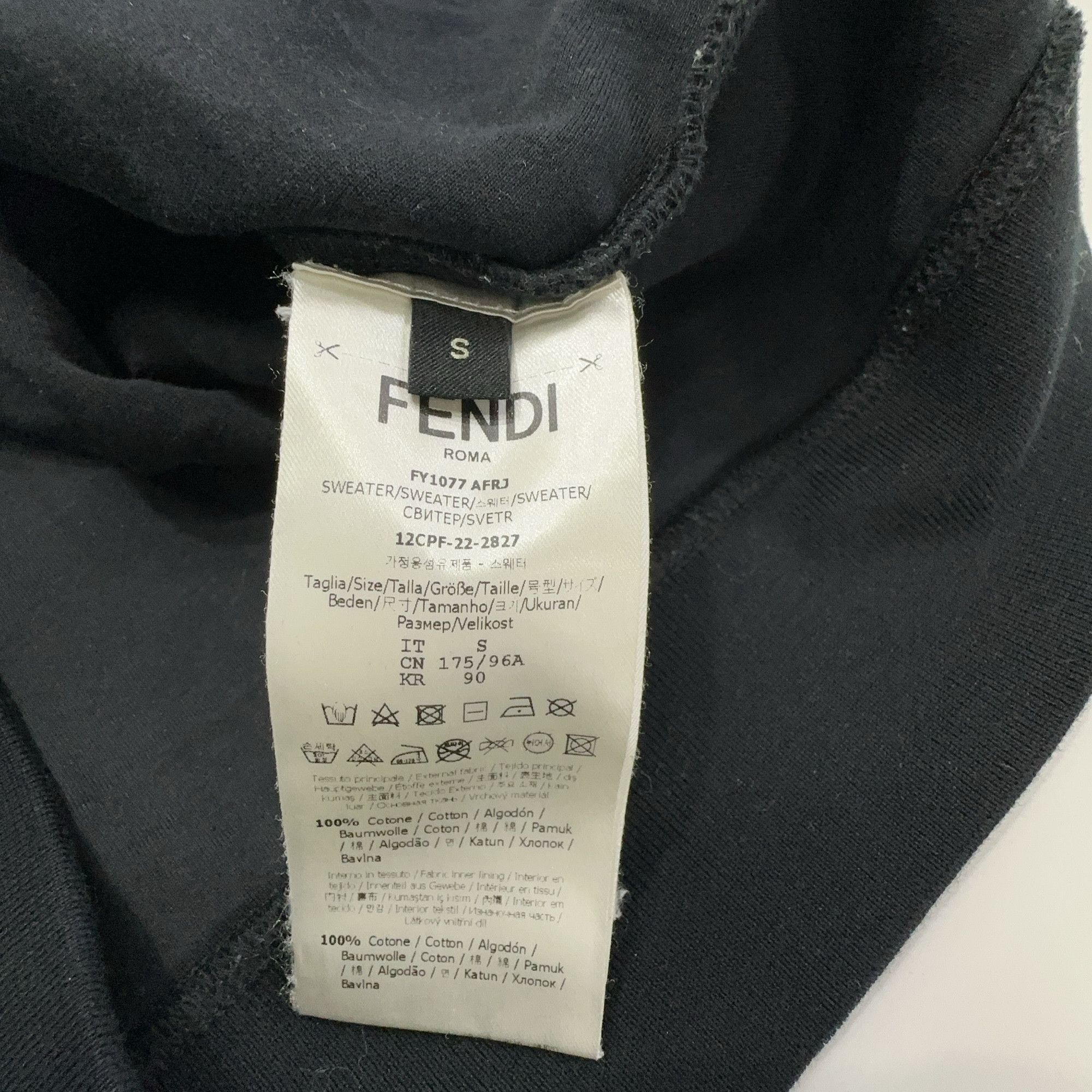 Fendi Fendi FF Monogram Sweatshirt Size S Size US S / EU 44-46 / 1 - 3 Thumbnail