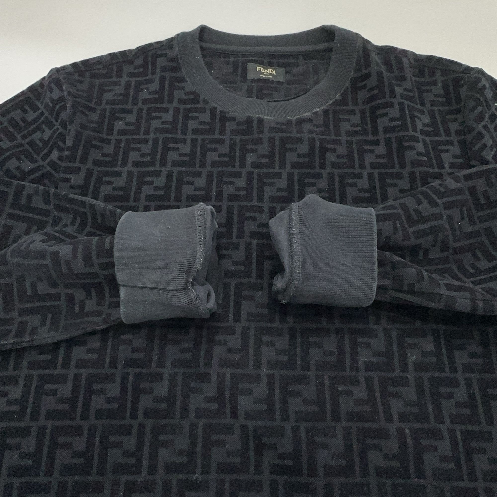 Fendi Fendi FF Monogram Sweatshirt Size S Size US S / EU 44-46 / 1 - 7 Thumbnail