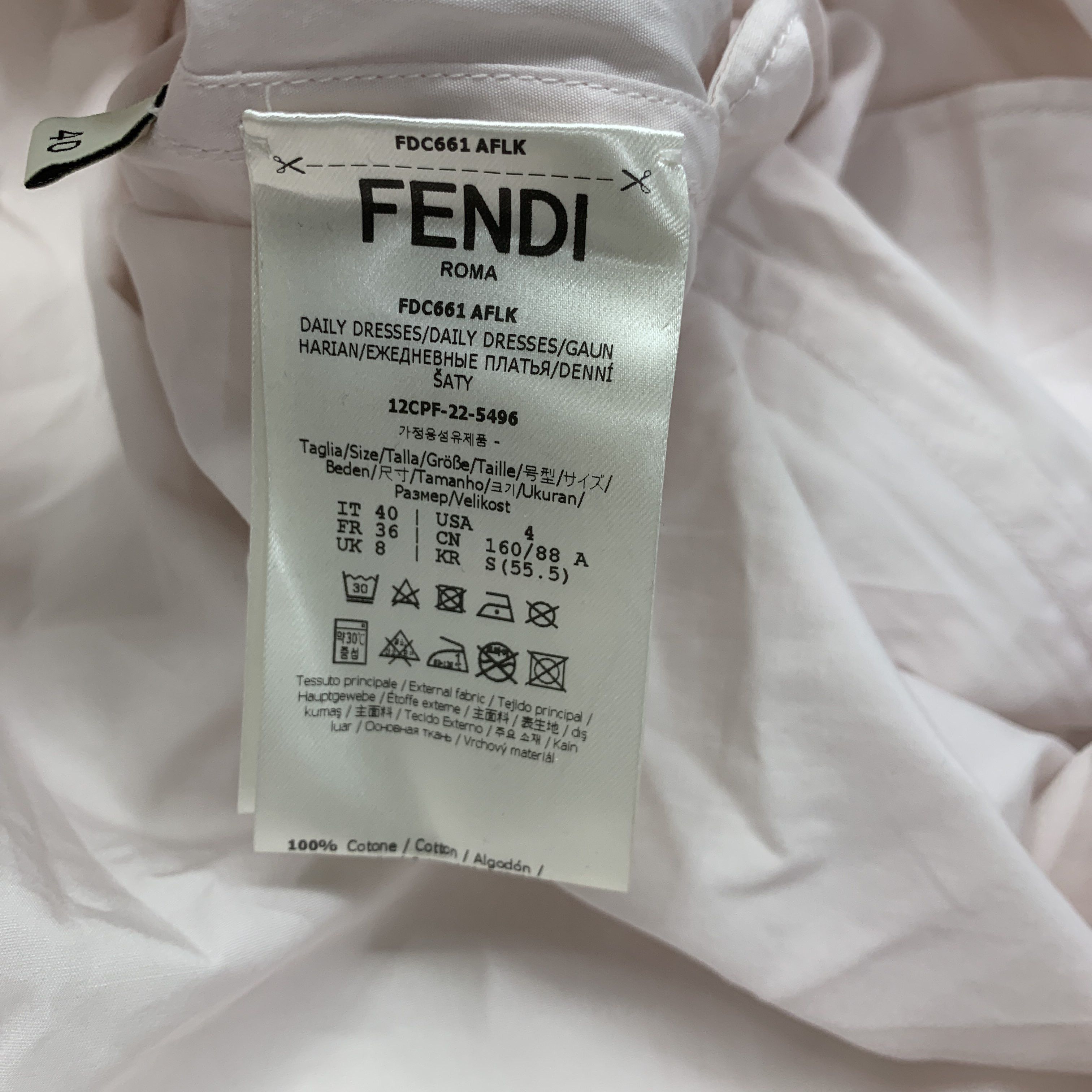 Fendi Fendi Belted Shirt Dress Size IT 40 Size S / US 4 / IT 40 - 6 Thumbnail