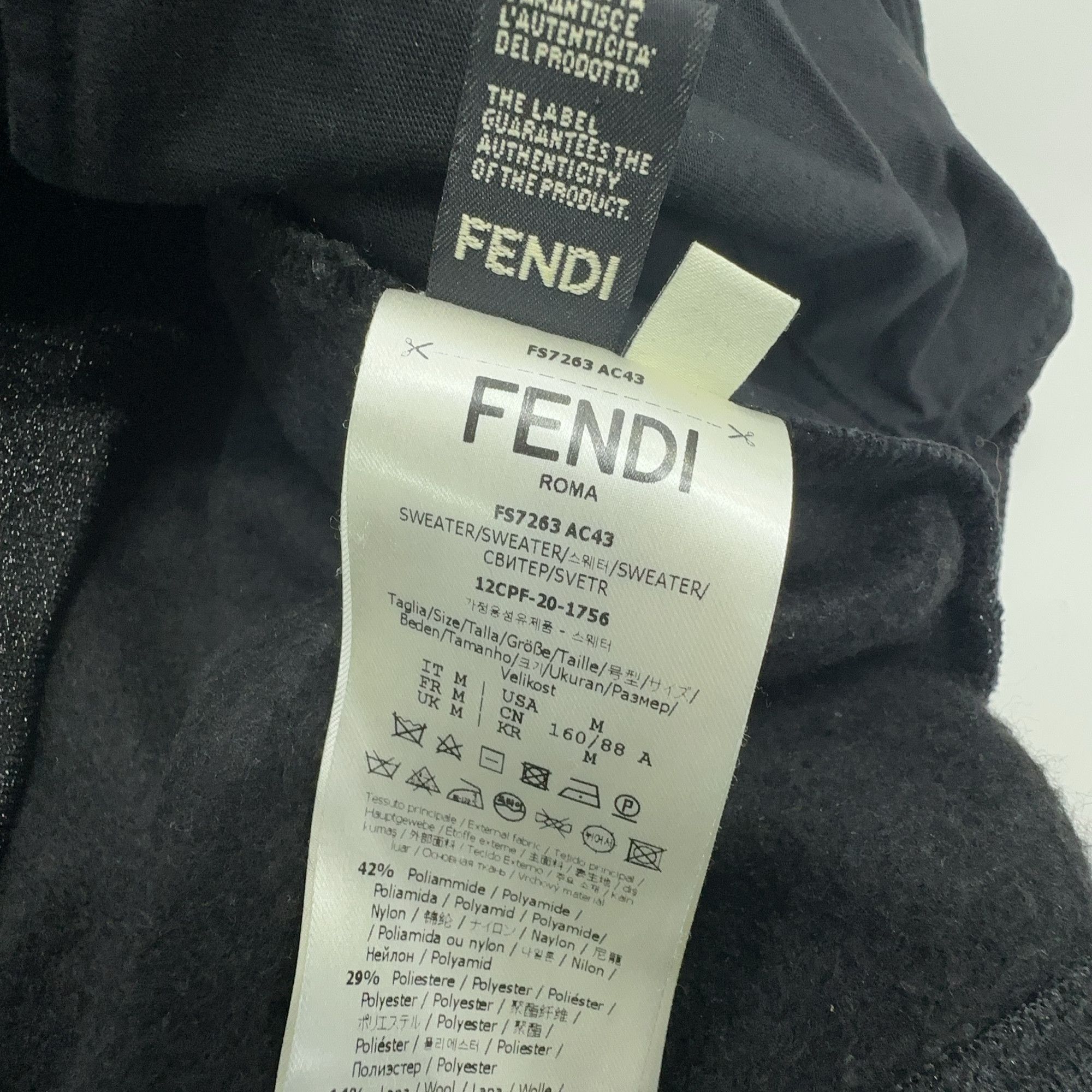 Fendi Fendi Lurex Logo Hoodie Size M Size M / US 6-8 / IT 42-44 - 5 Thumbnail