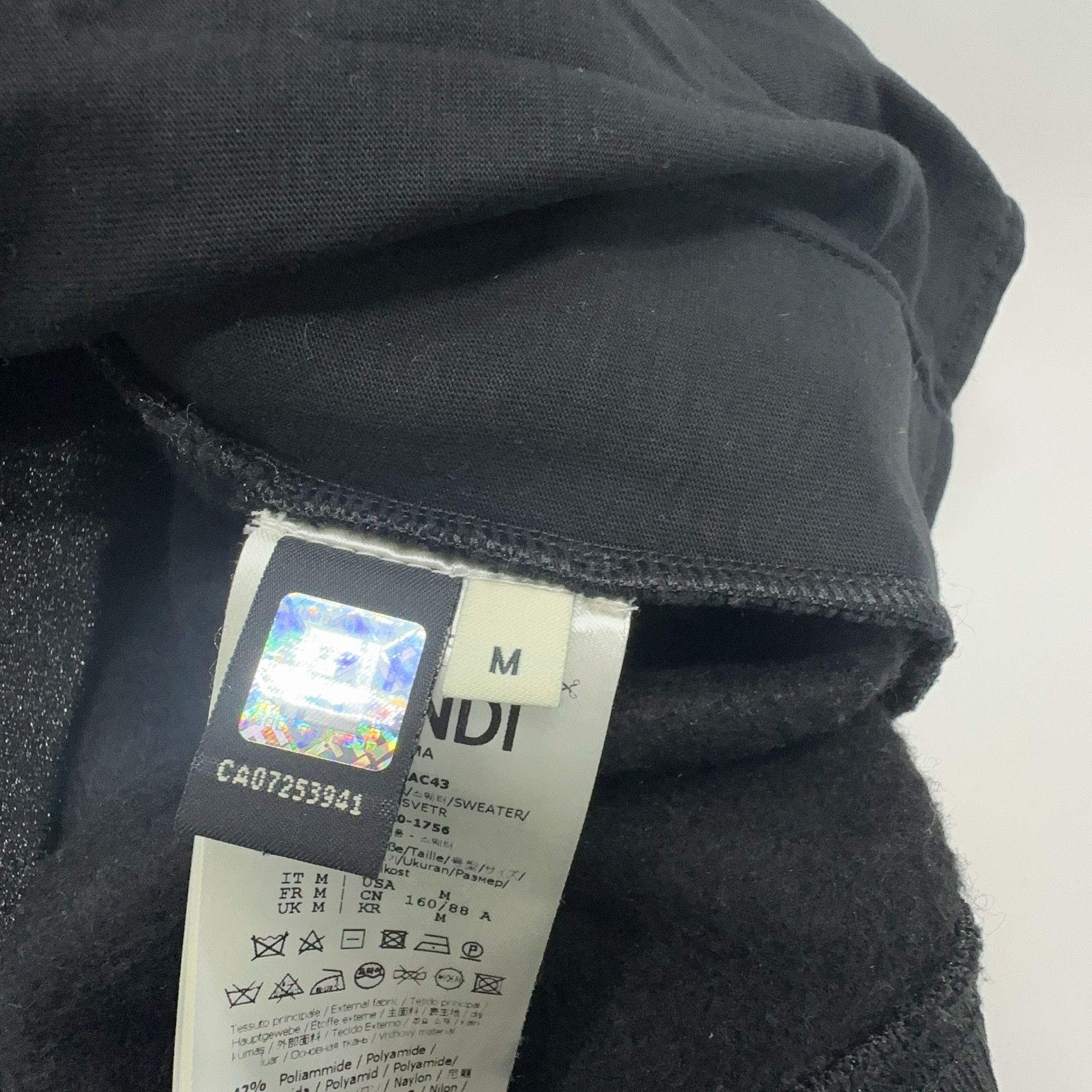 Fendi Fendi Lurex Logo Hoodie Size M Size M / US 6-8 / IT 42-44 - 4 Thumbnail
