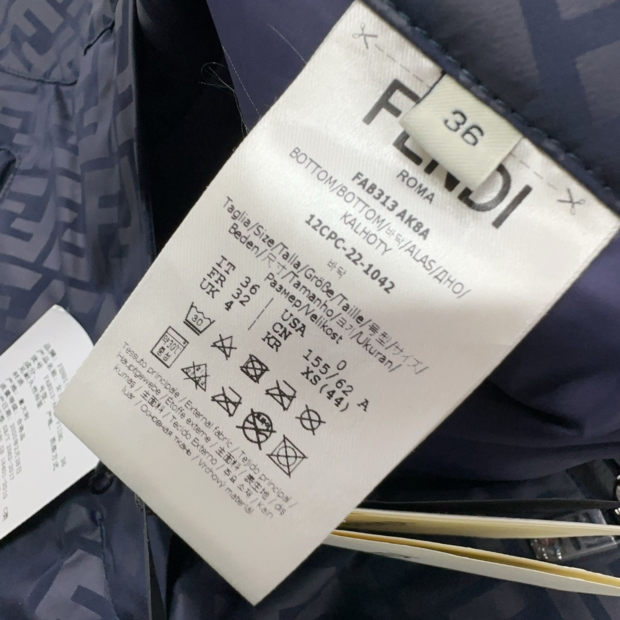 Fendi Fendi FF Logo Ski Pants Size 36 Size 25" / US 0 / IT 36 - 5 Thumbnail