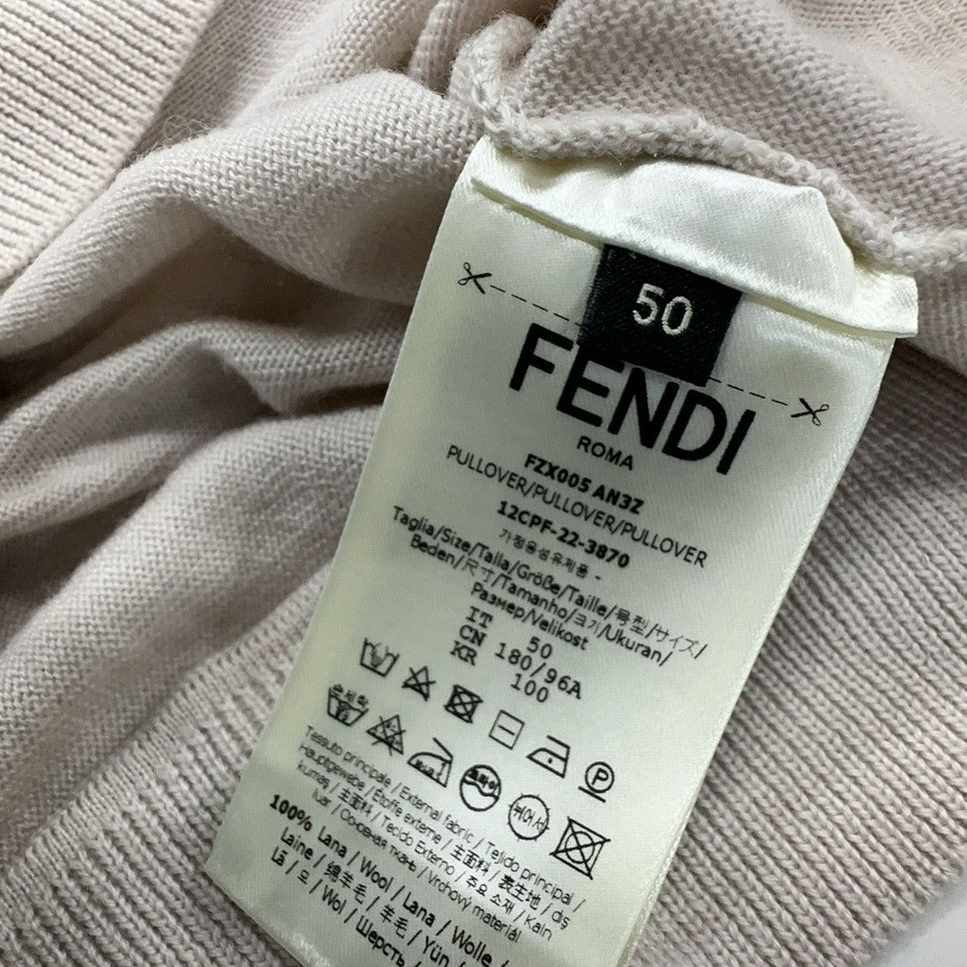 Fendi Fendi Ombre Logo Wool Sweater Size 50 Size US M / EU 48-50 / 2 - 4 Thumbnail