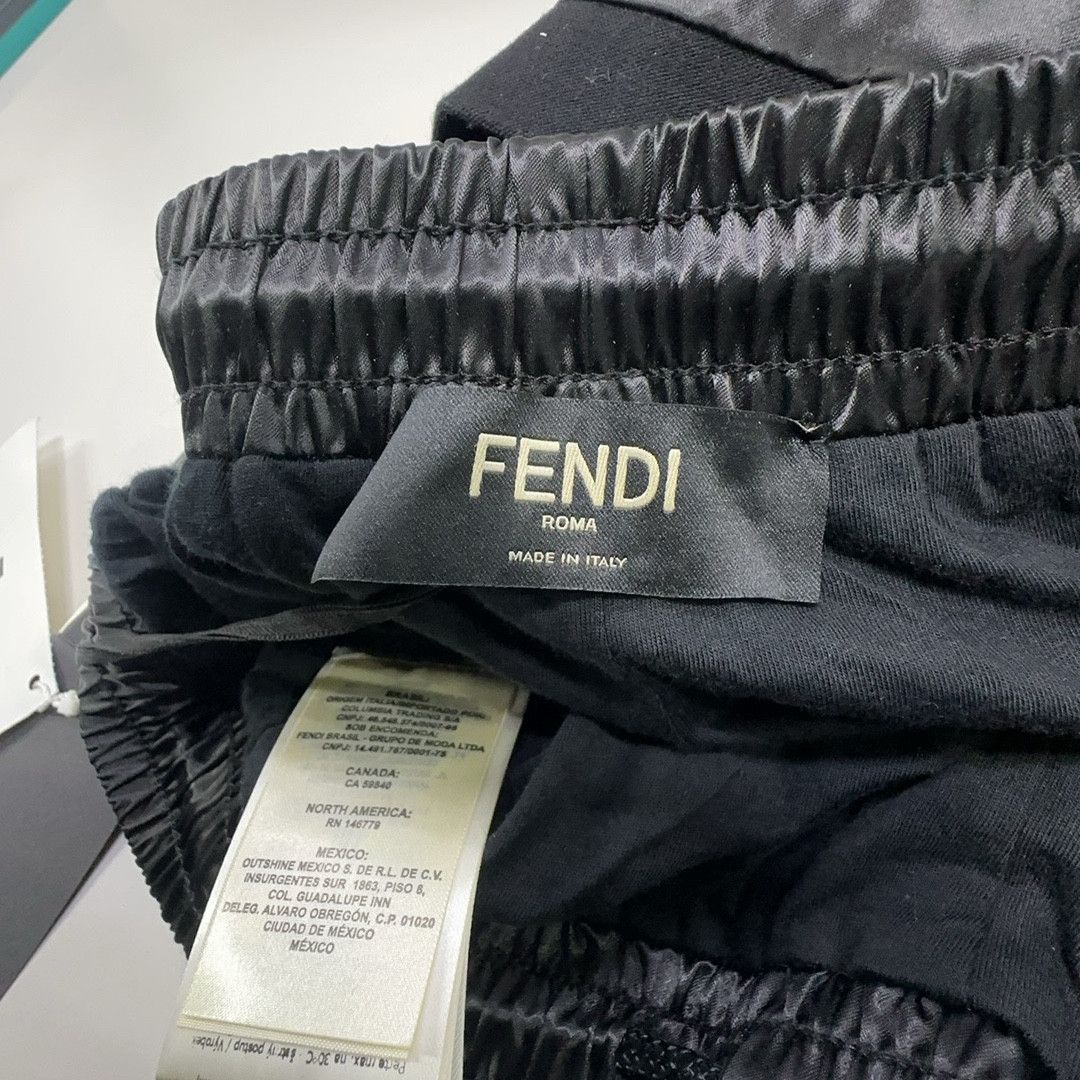 Fendi Fendi Striped Satin Joggers Size 34 Size US 34 / EU 50 - 3 Thumbnail