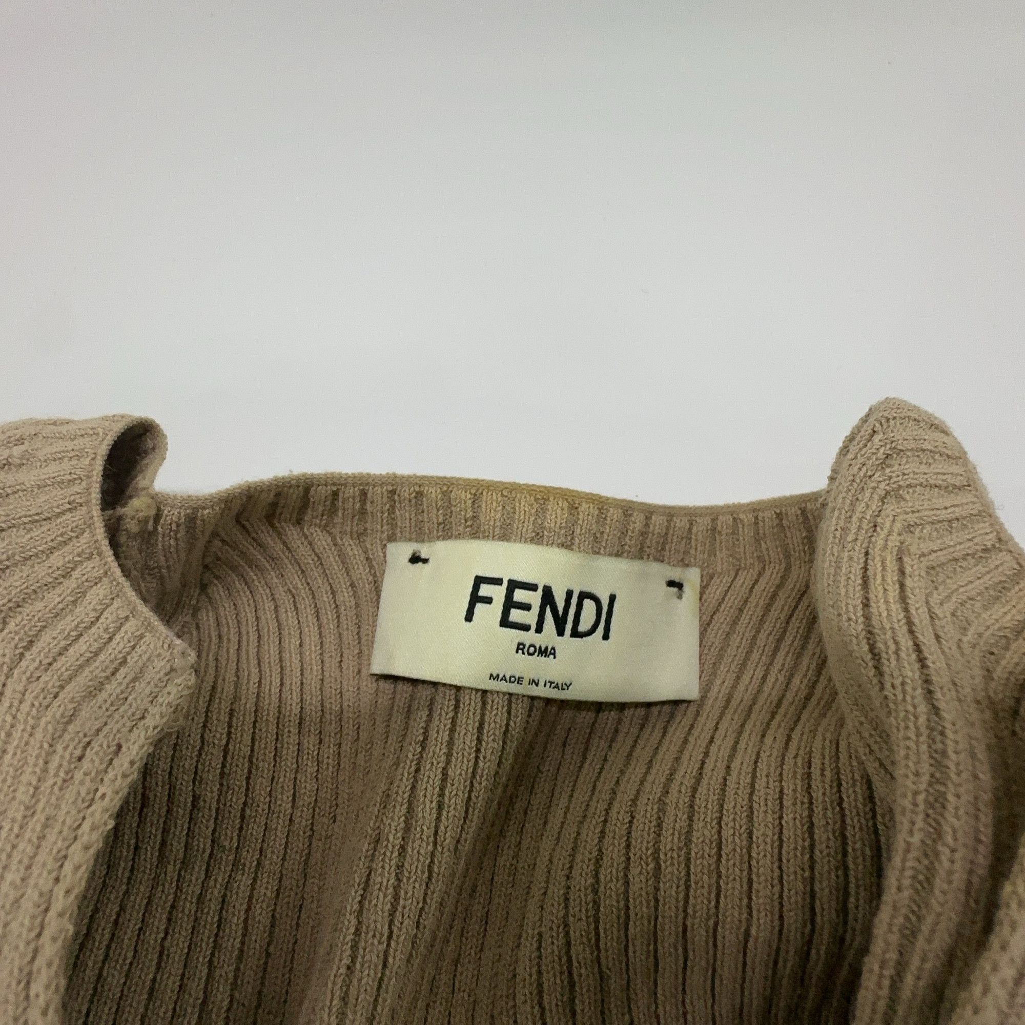 Fendi Fendi Ribbed Knit Cardigan Size IT 38 Size XS / US 0-2 / IT 36-38 - 5 Thumbnail