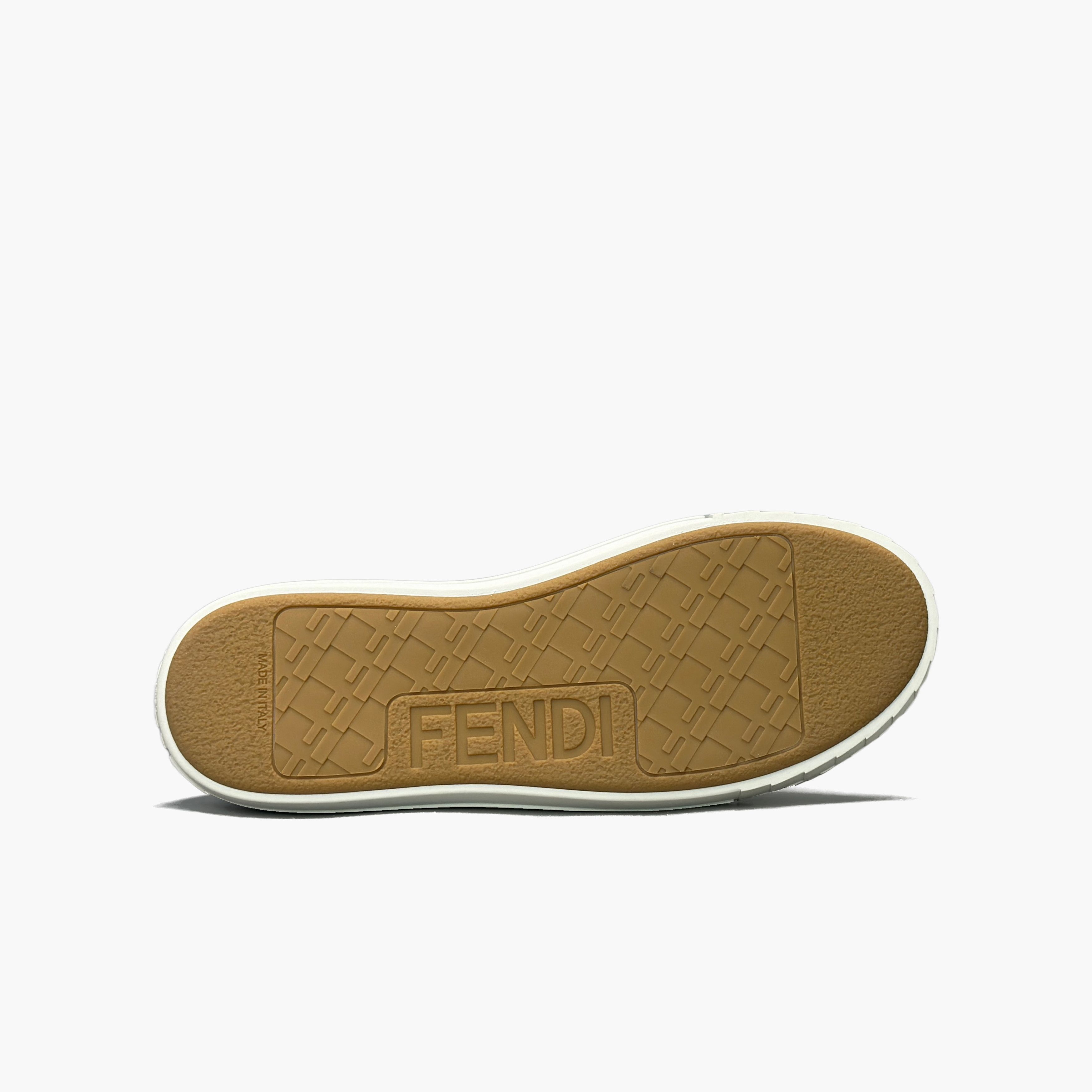 Fendi Fendi FF Monogram Denim Low-Top Sneakers Size 37 Size US 7 / IT 37 - 7 Thumbnail