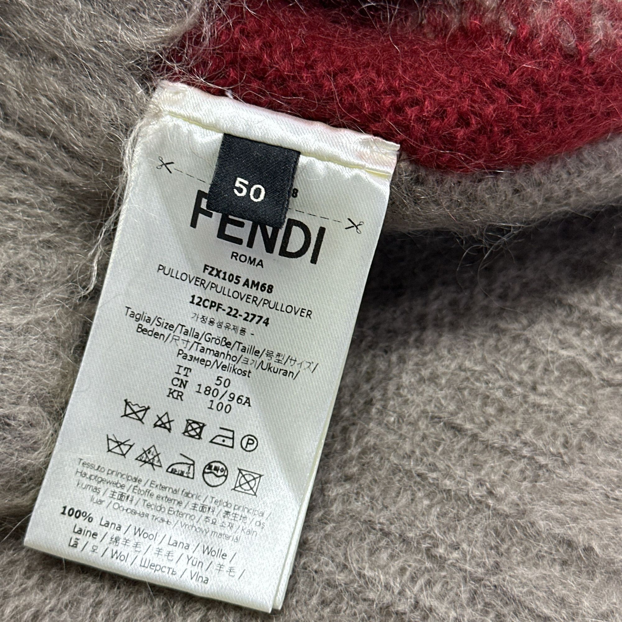 Fendi Fendi Multi-Color Wool Sweater Size M Size US M / EU 48-50 / 2 - 5 Thumbnail