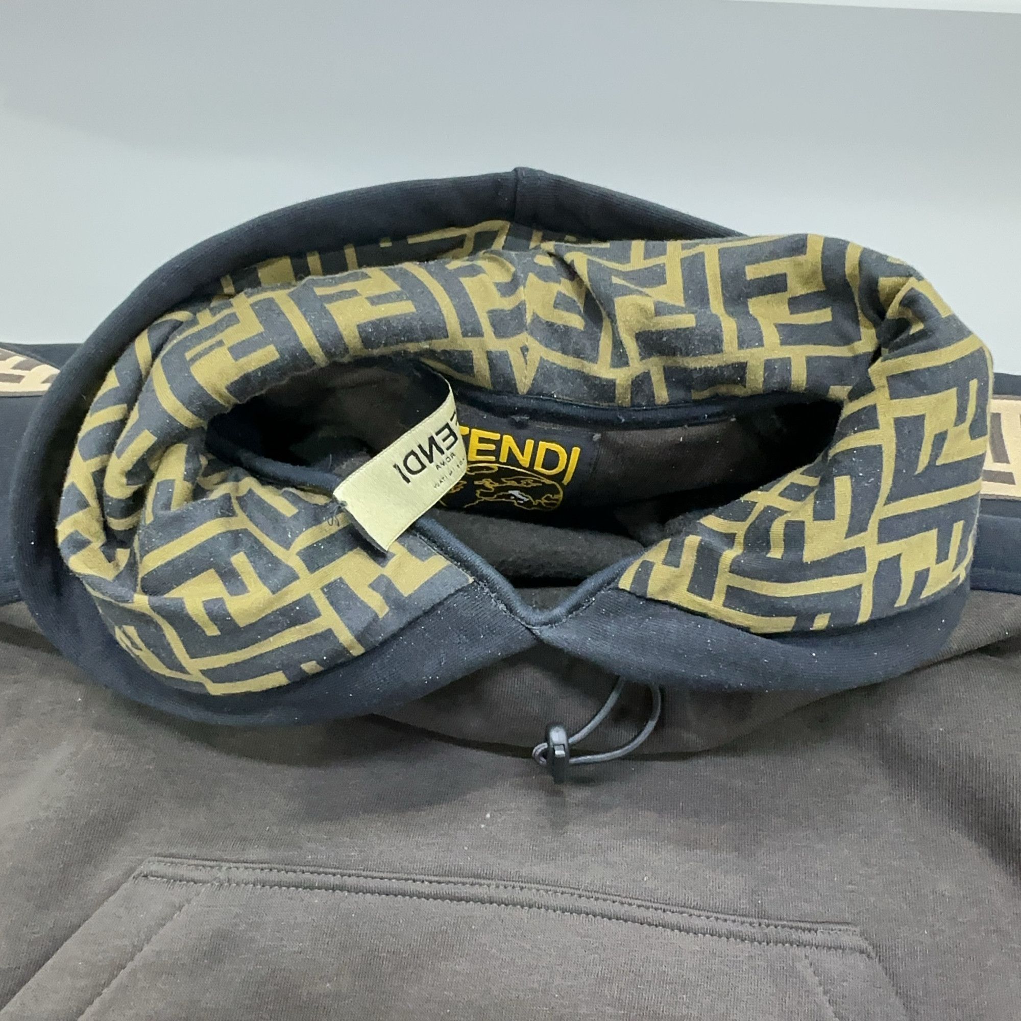Fendi Fendi FF Logo Hoodie XS Size US XS / EU 42 / 0 - 6 Thumbnail