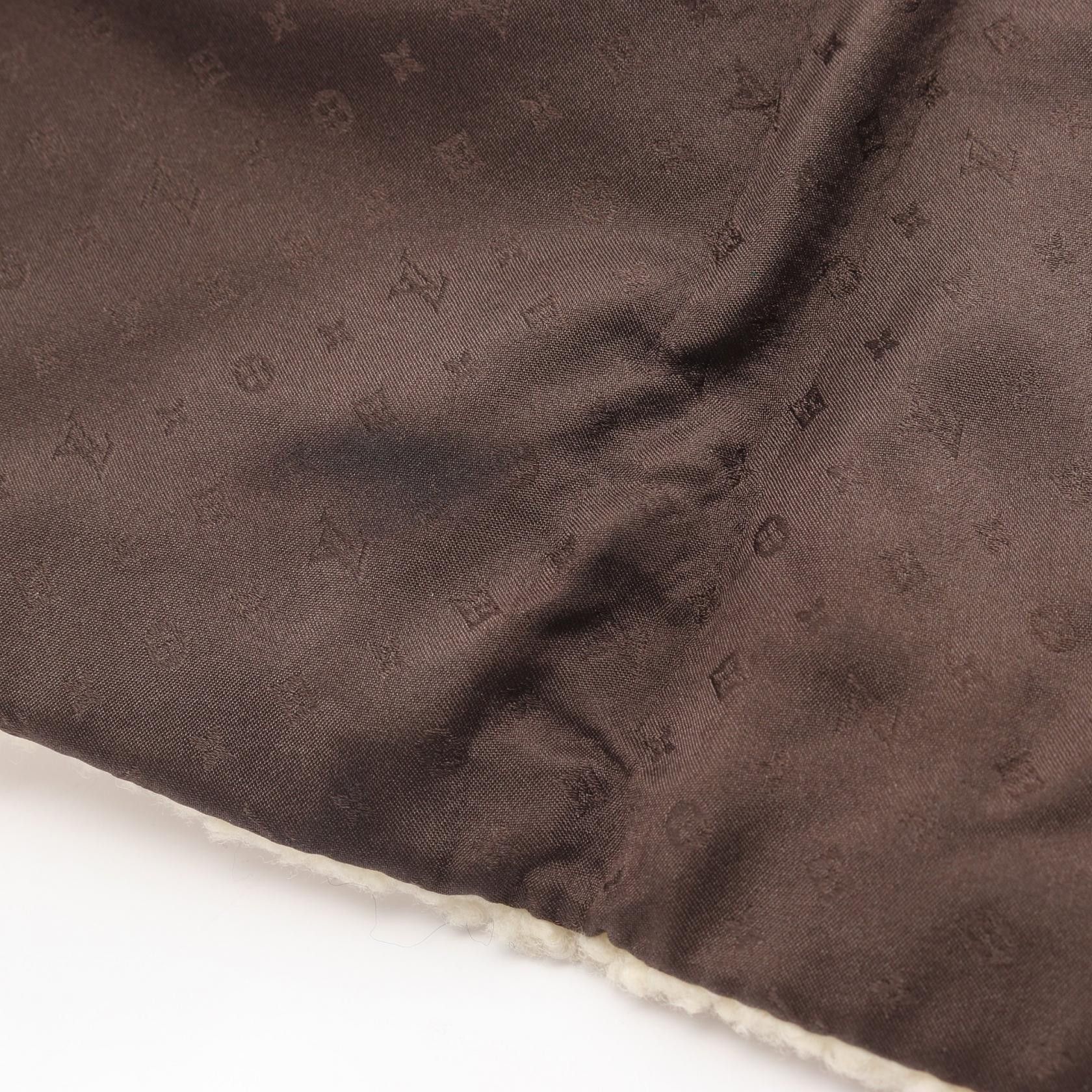 Louis Vuitton Louis Vuitton Louis Vuitton Echarpe Ski Silk Shearling Scarf Textile Scarf M79229 DUTY FREE for USA Size ONE SIZE - 6 Thumbnail