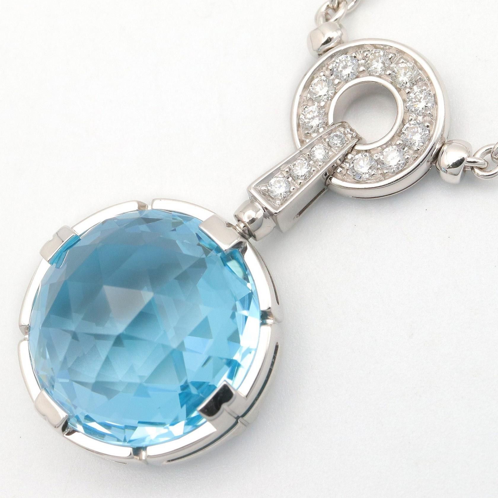 Bvlgari Bvlgari Bvlgari Balenthi Cocktail Au750 Diamond Amethyst Blue Topaz Necklace Precious Metal Necklace DUTY FREE for USA Size ONE SIZE - 3 Thumbnail
