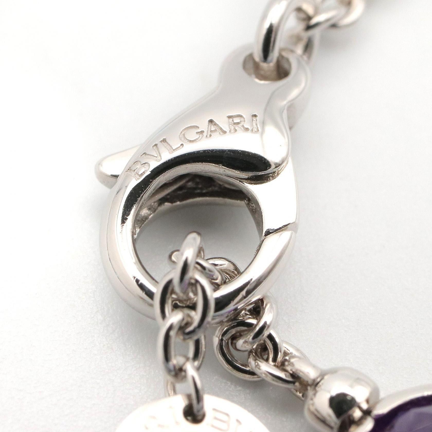 Bvlgari Bvlgari Bvlgari Balenthi Cocktail Au750 Diamond Amethyst Blue Topaz Necklace Precious Metal Necklace DUTY FREE for USA Size ONE SIZE - 5 Thumbnail