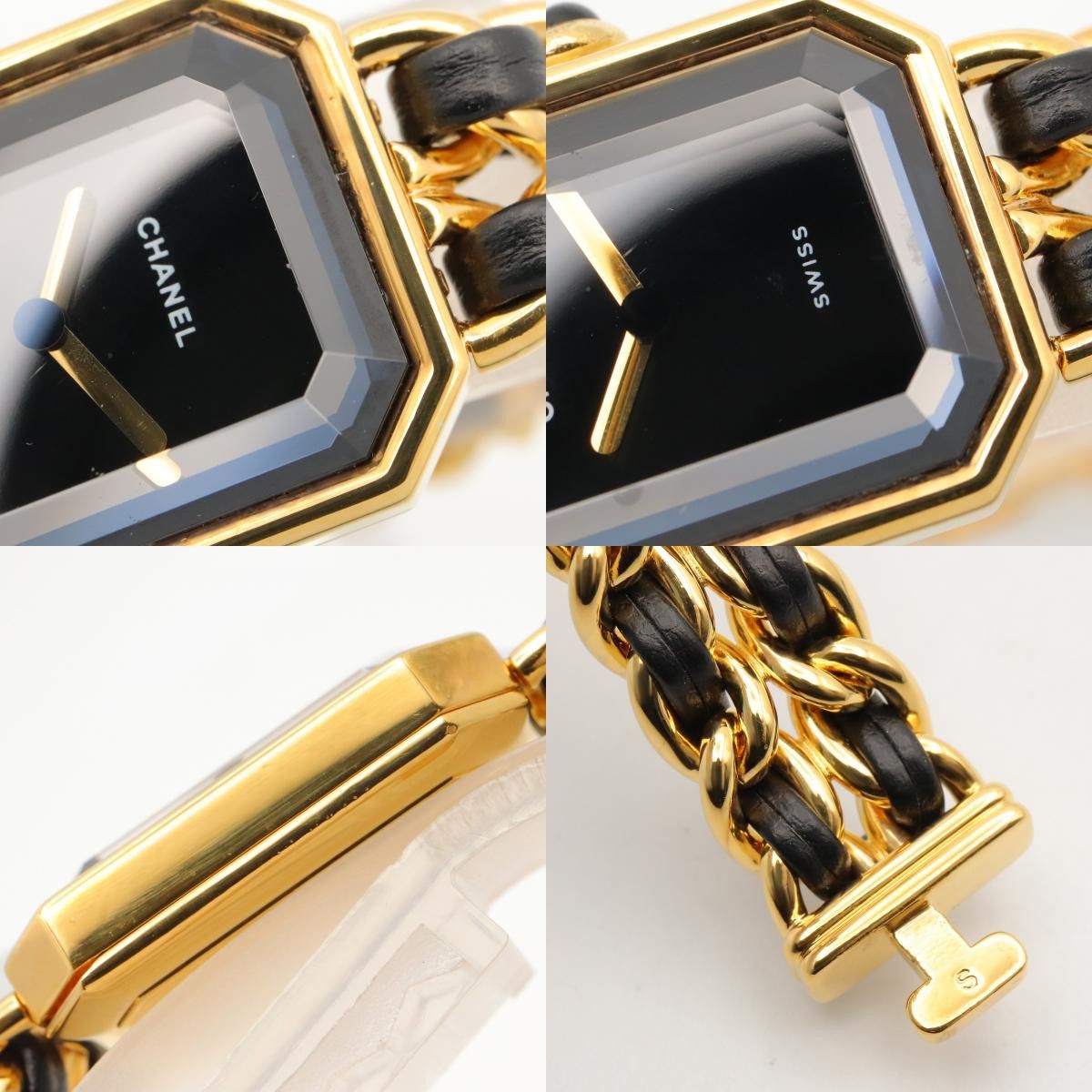 Chanel Chanel CHANEL Premiere Gold Plated Quartz Crocodile skin Quartz H0001 DUTY FREE for USA Size ONE SIZE - 9 Thumbnail