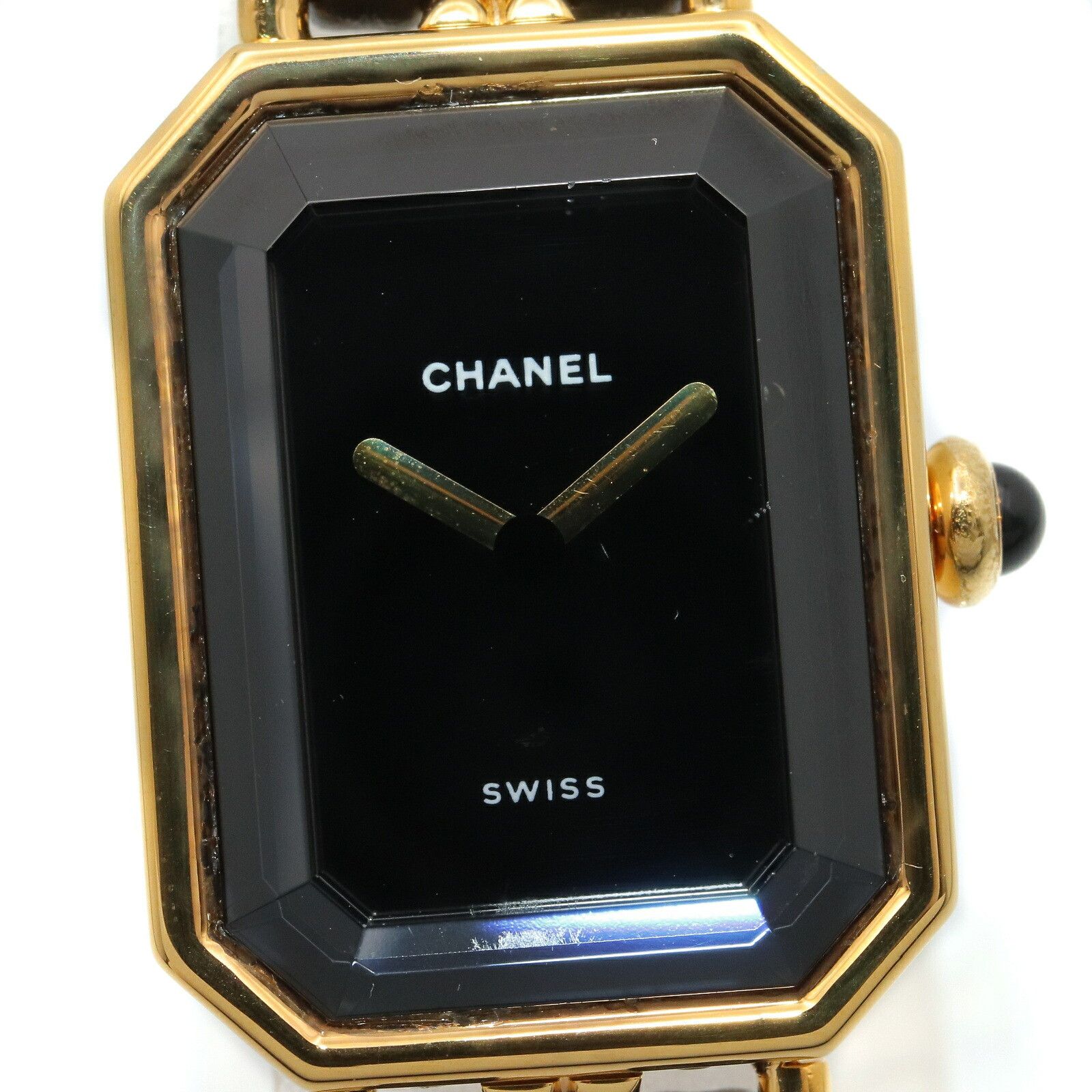 Chanel Chanel CHANEL Premiere Gold Plated Quartz Crocodile skin Quartz H0001 DUTY FREE for USA Size ONE SIZE - 3 Thumbnail