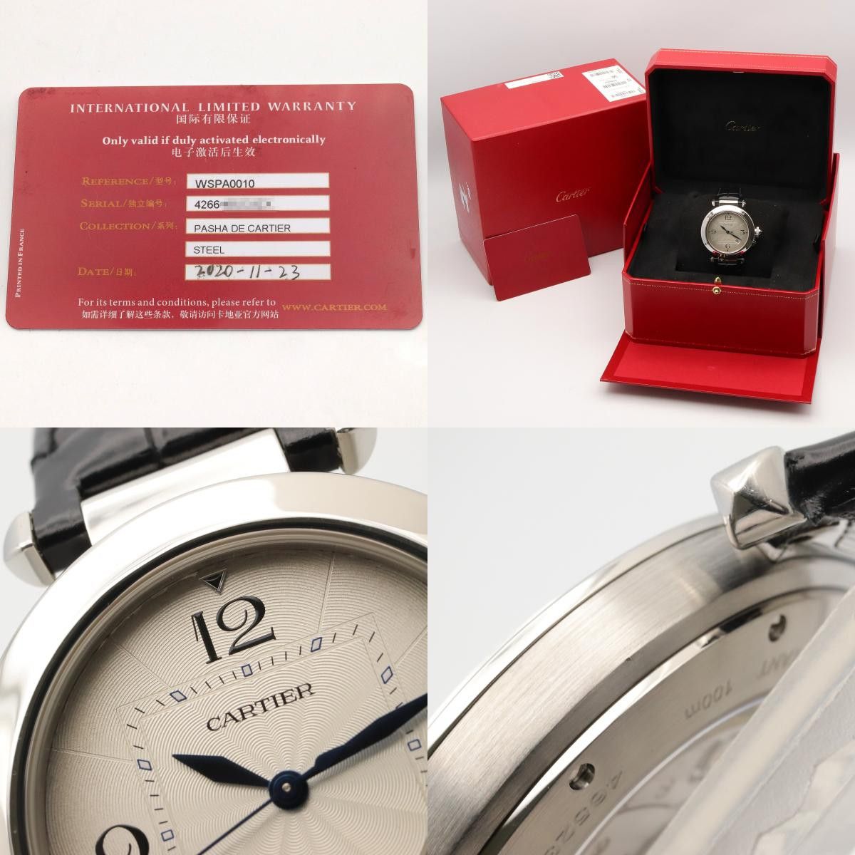 Cartier Cartier Cartier Pasha de Cartier Stainless Steel Watch Metal Automatic WSPA0010 DUTY FREE for USA Size ONE SIZE - 8 Thumbnail